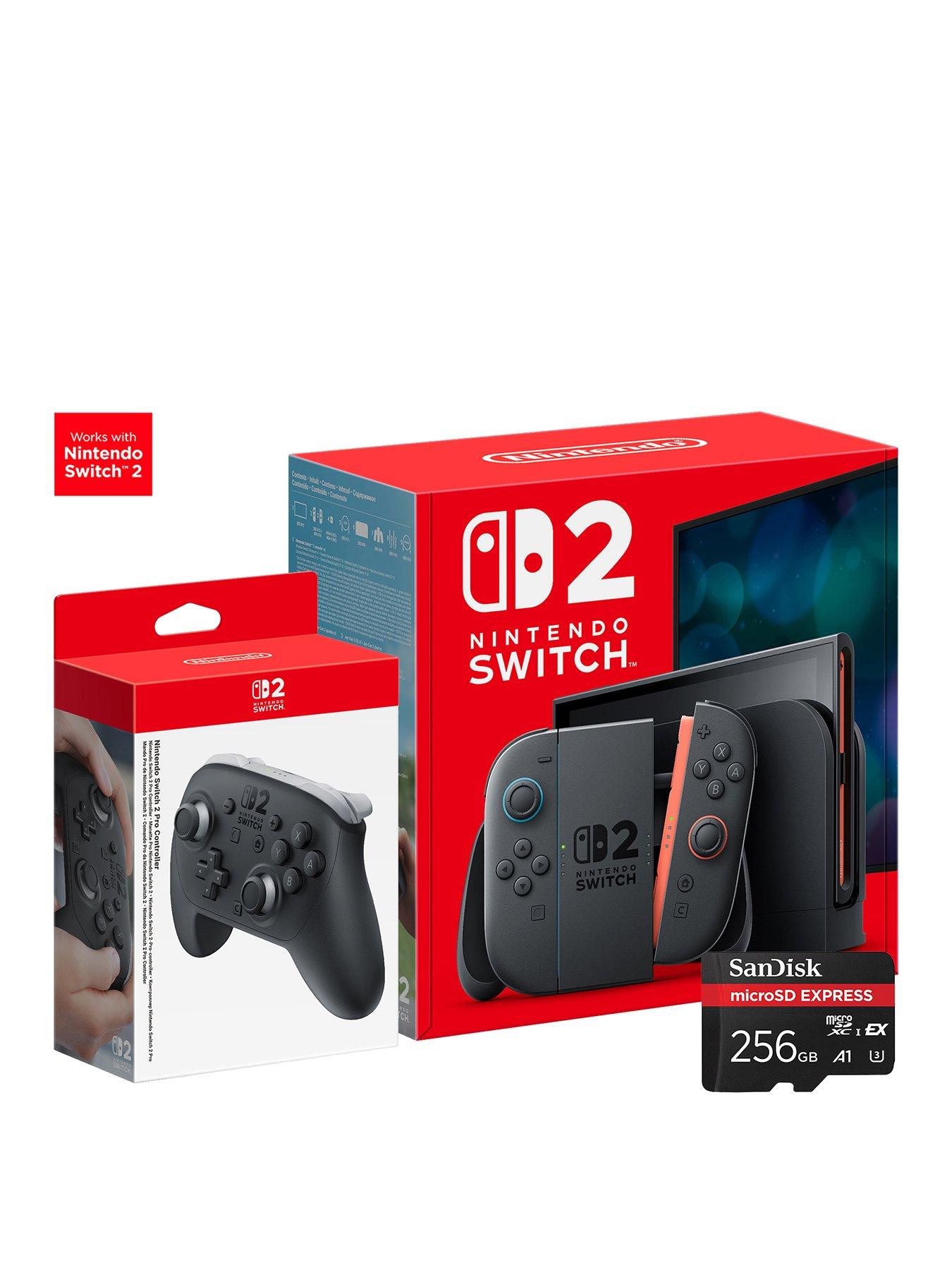 Nintendo Switch 2 Nintendo Switch 2 with Nintendo Switch 2 Pro Controller  &  SanDisk microSD Express Card