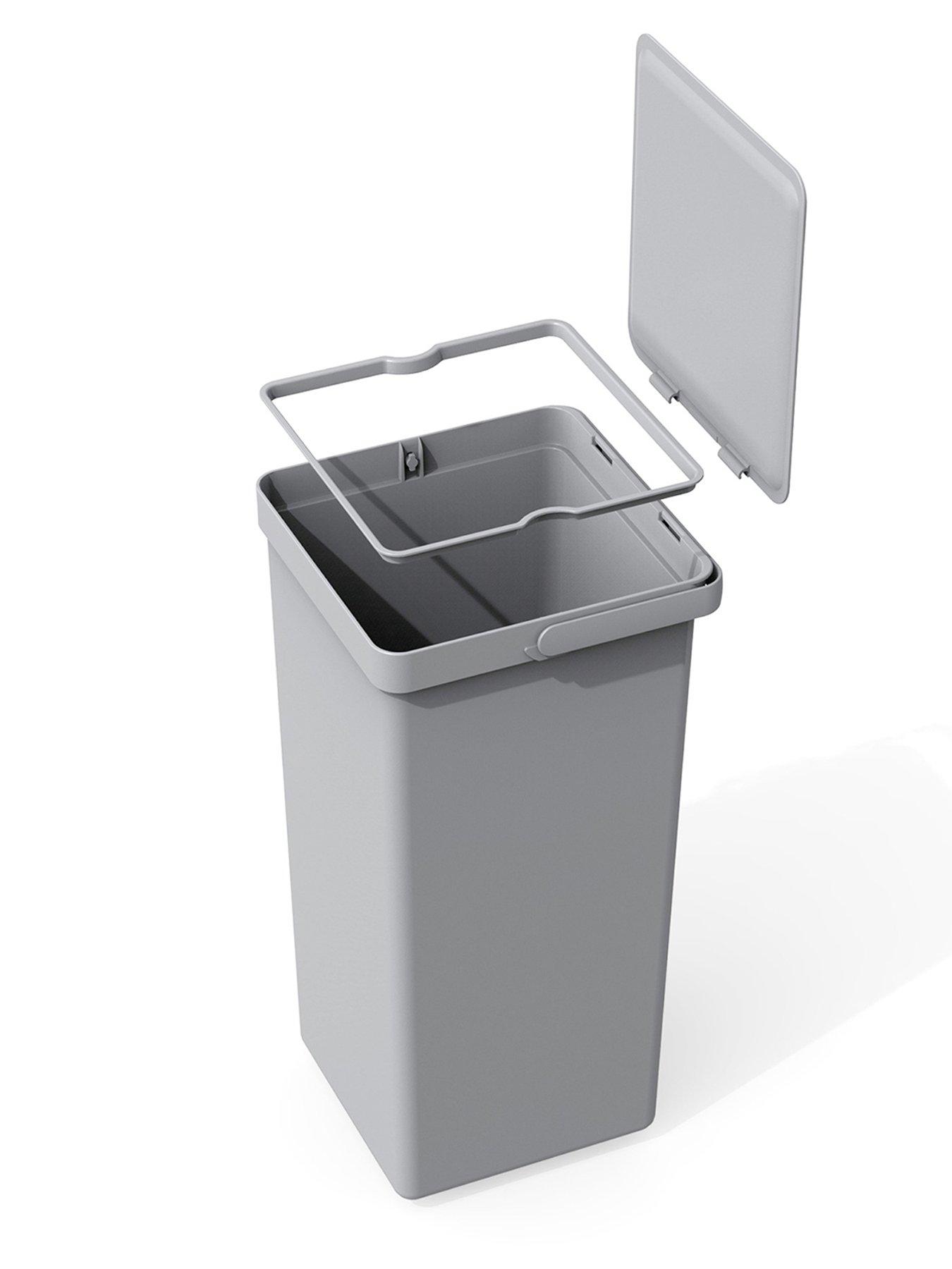 Image 3 of 4 of EKO Deco Duo Pull Out Recycling Bin 20+15l - Grey