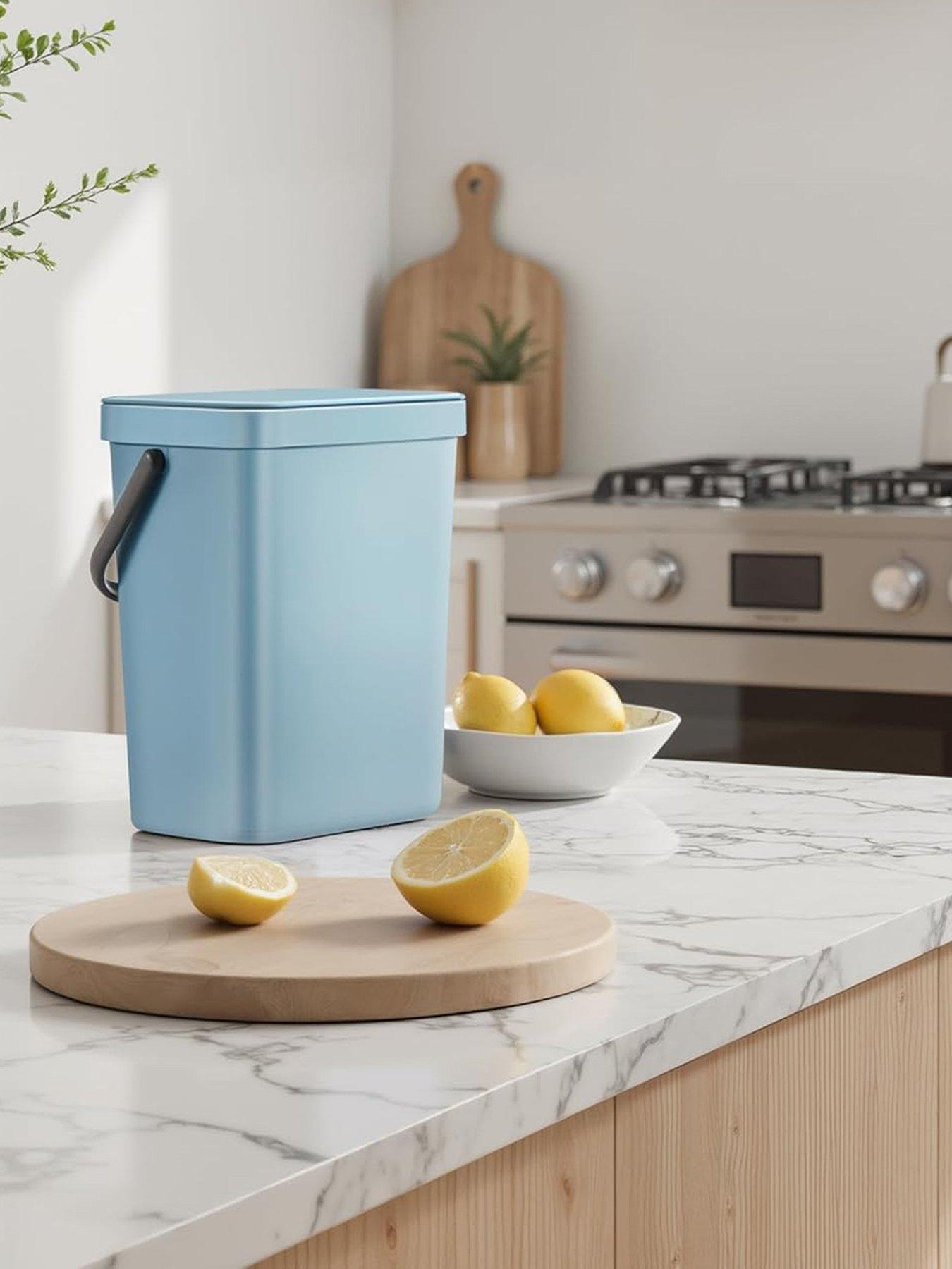 Image 3 of 4 of EKO Puro Caddy Compost Bin 12l - Titanium Blue