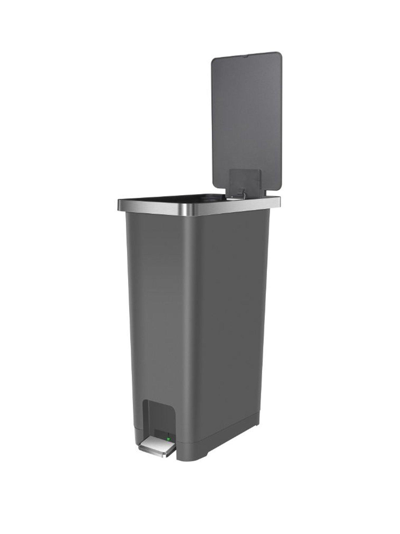 Image 2 of 5 of EKO Hana Recycling Pedal Bin 45l - Grey