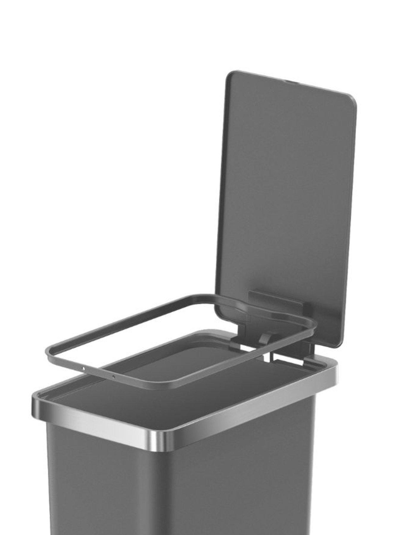 Image 4 of 5 of EKO Hana Recycling Pedal Bin 45l - Grey