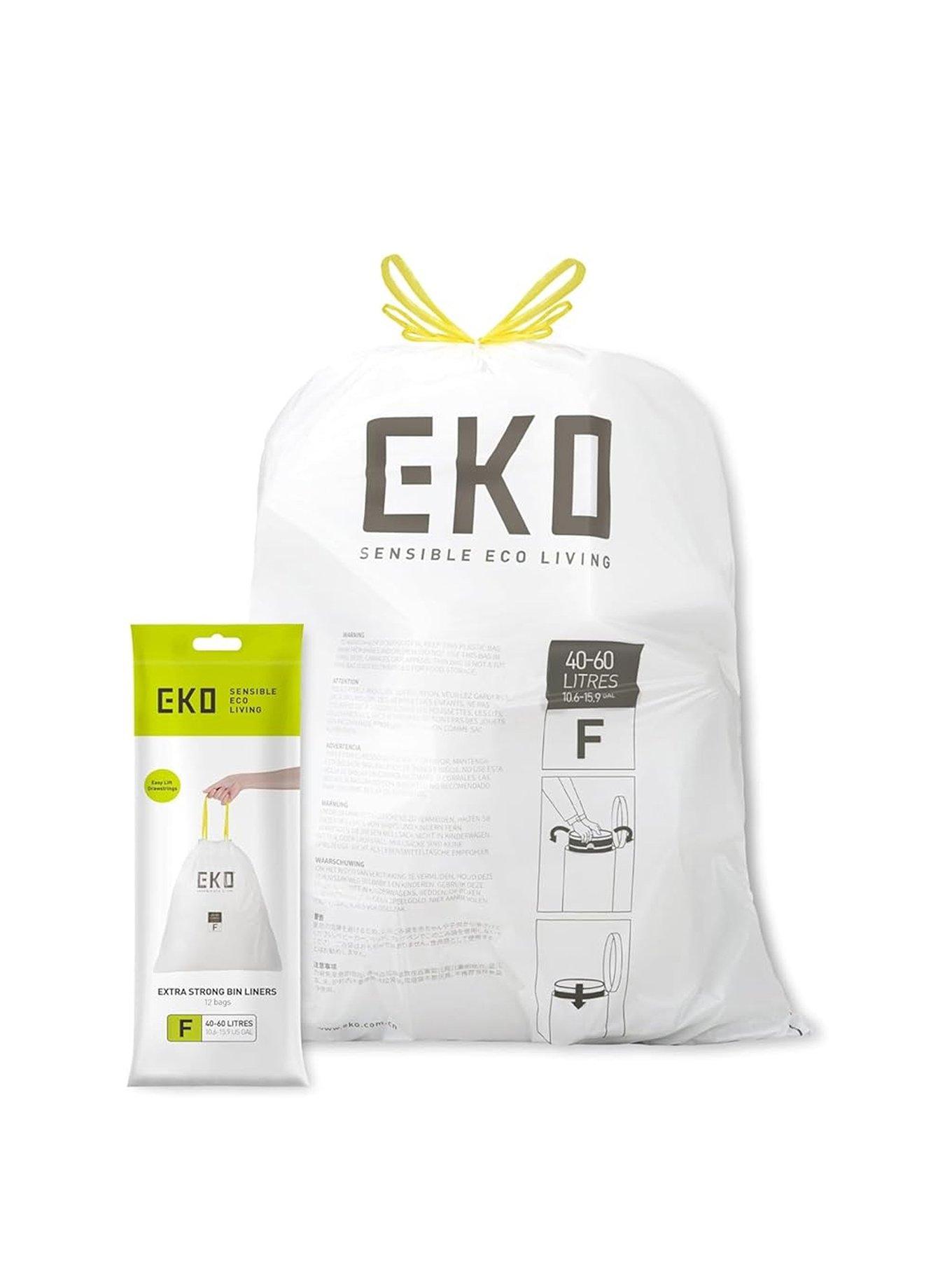 Image 2 of 4 of EKO 5 Pack Of Eko Plastic Bin Liners Size F 40-60l, 12 Bags