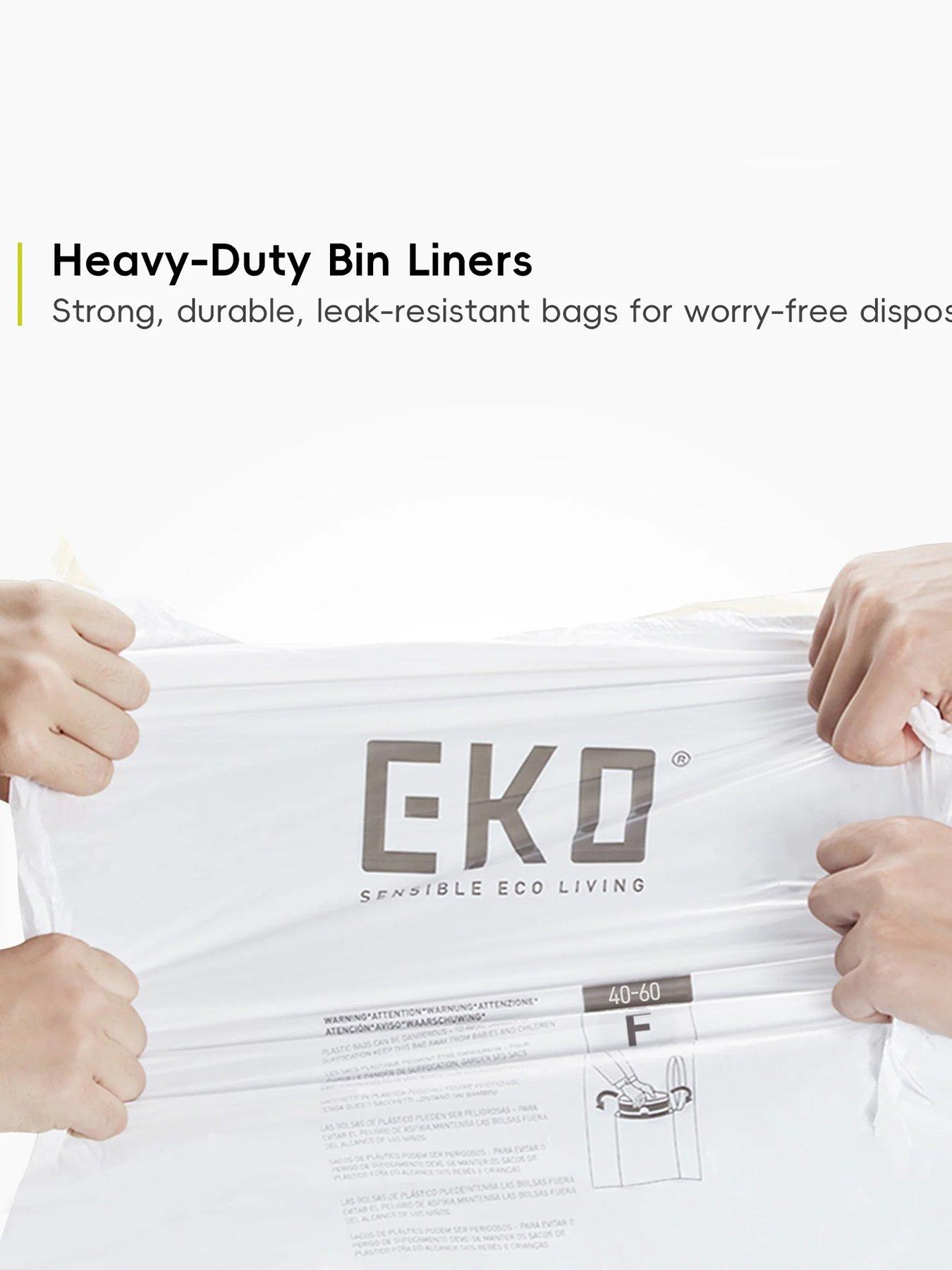 Image 3 of 4 of EKO 5 Pack Of Eko Plastic Bin Liners Size F 40-60l, 12 Bags