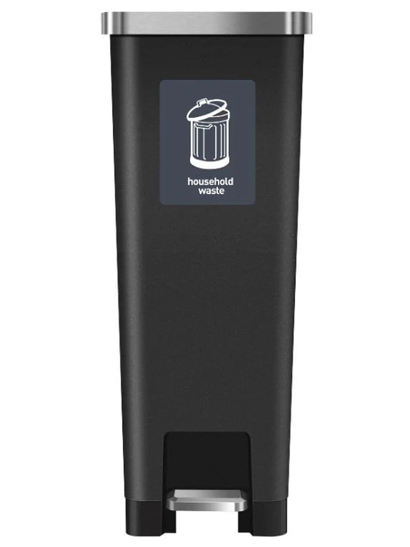 EKO Hana Recycling Pedal Bin 30l - Black