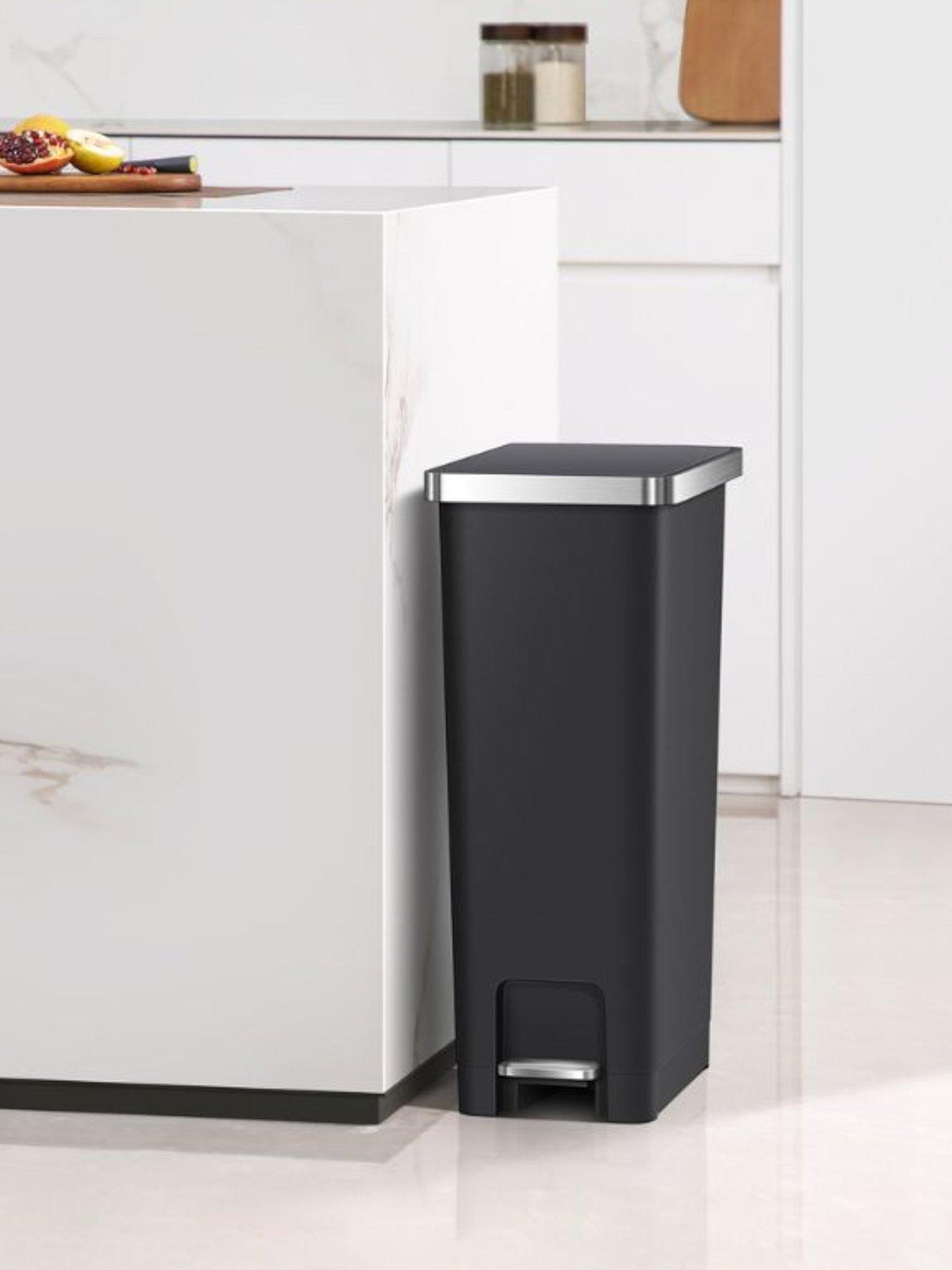Image 1 of 6 of EKO Hana Recycling Pedal Bin 45l - Black