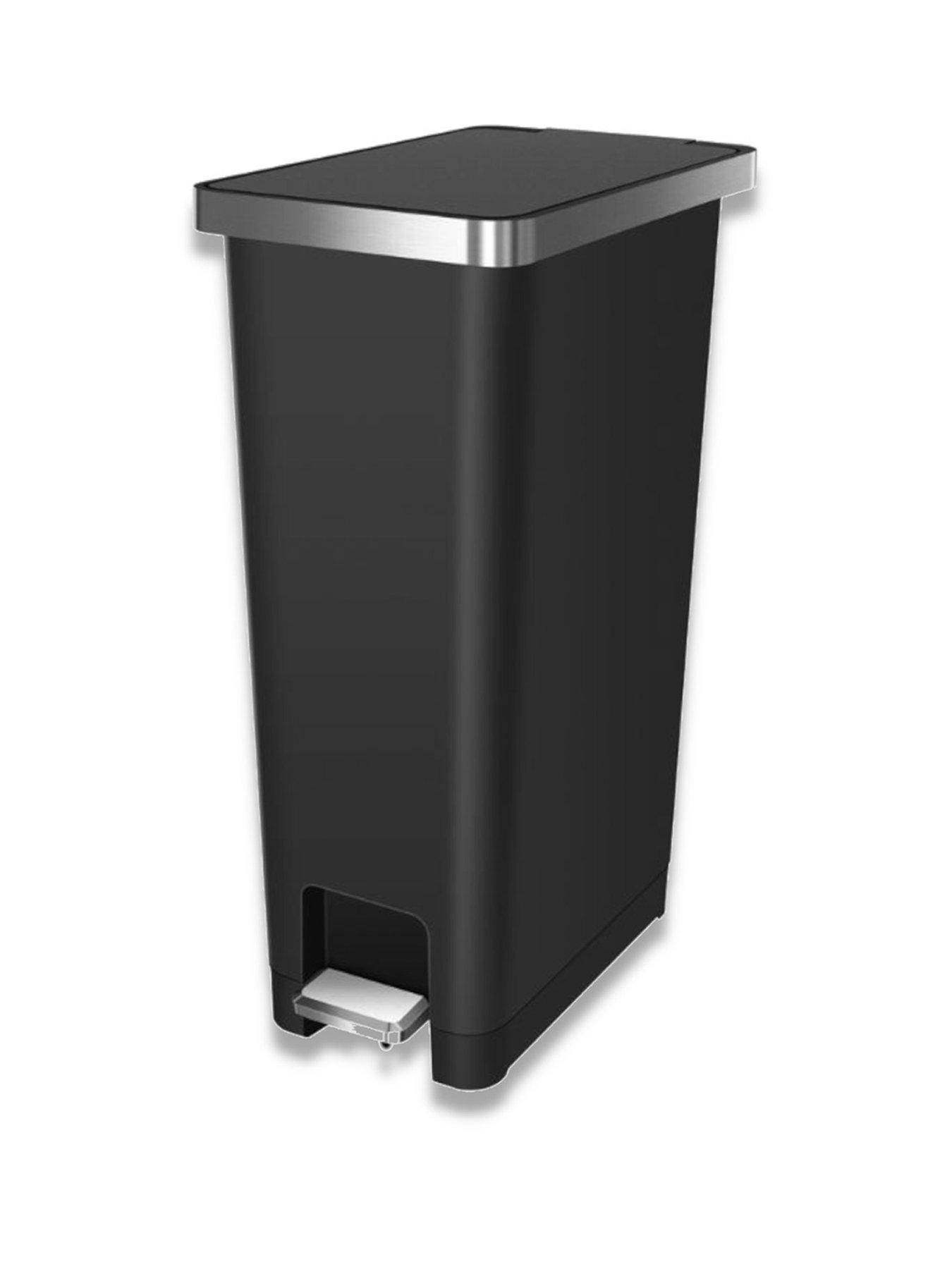 Image 2 of 6 of EKO Hana Recycling Pedal Bin 45l - Black