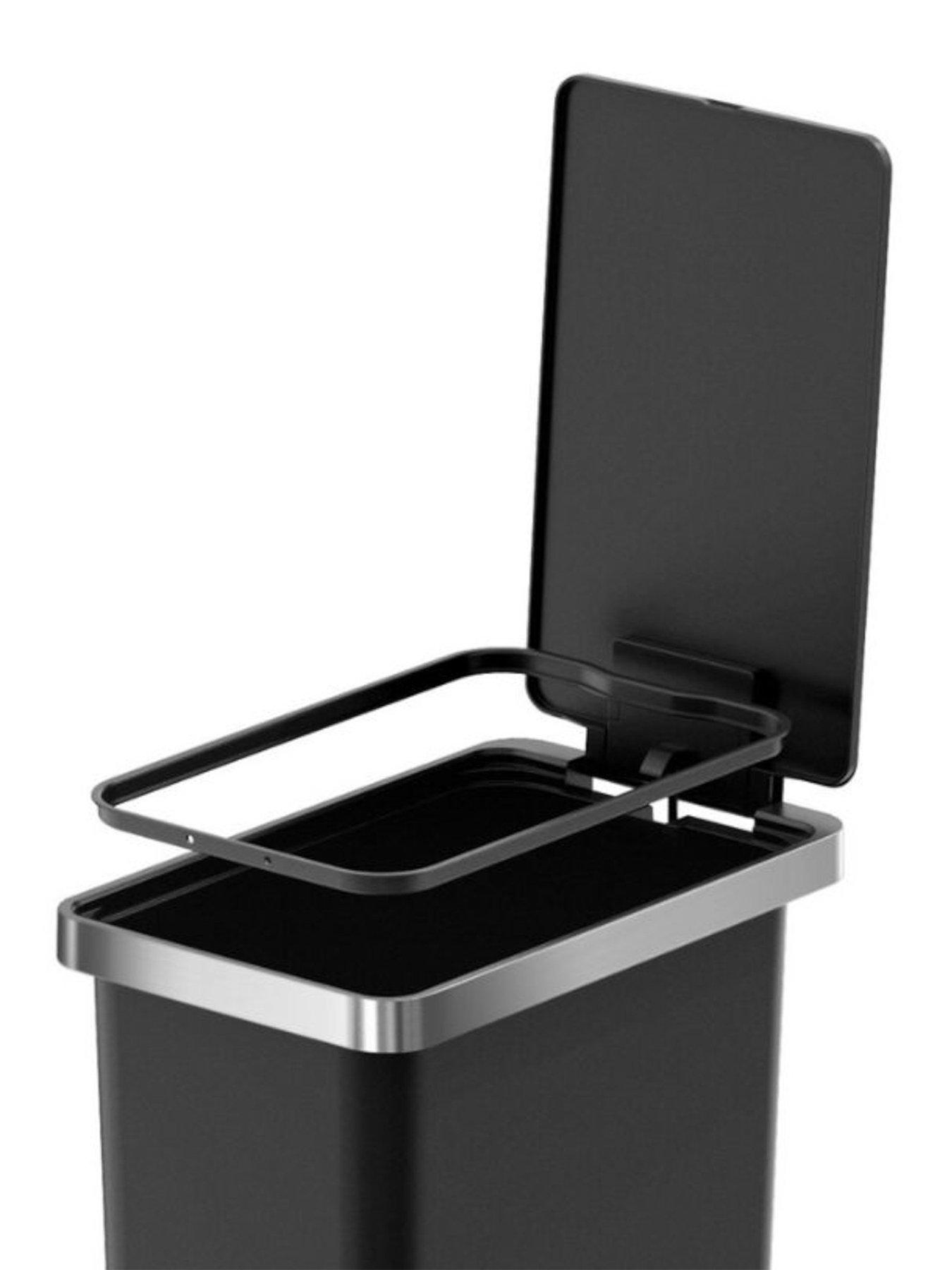 Image 5 of 6 of EKO Hana Recycling Pedal Bin 45l - Black