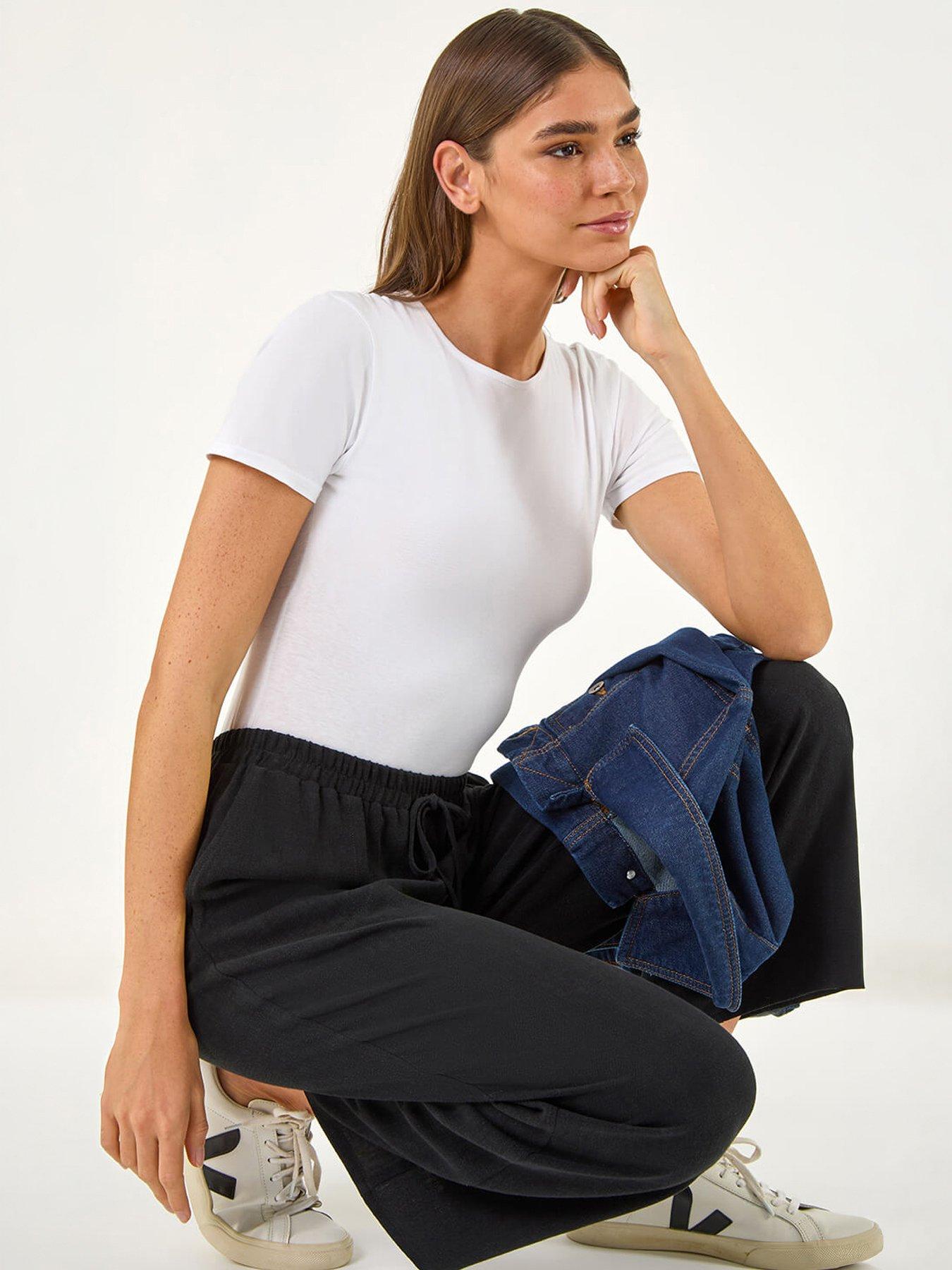 Roman Cropped Linen Trouser