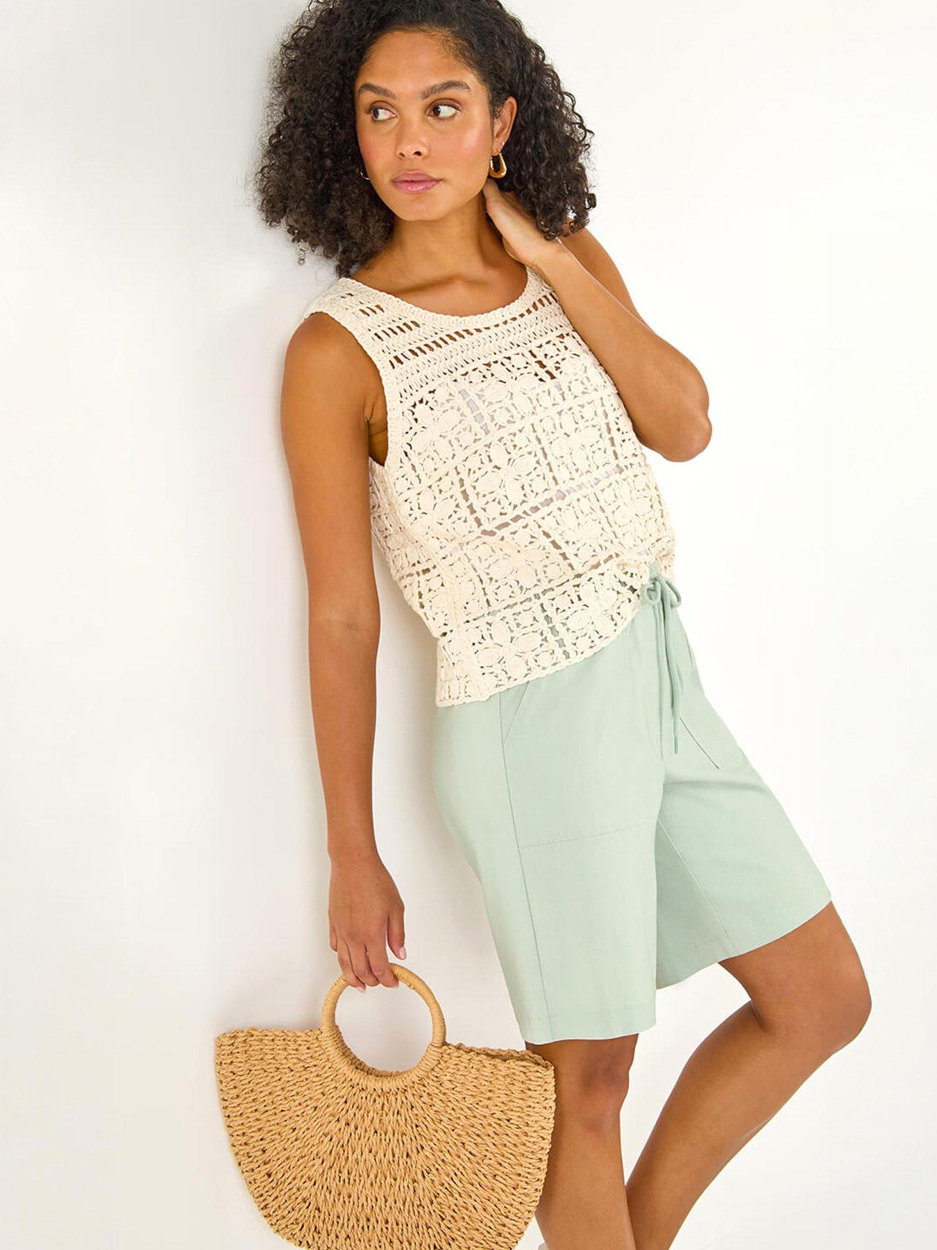 Roman Drawcord Stretch Culottes