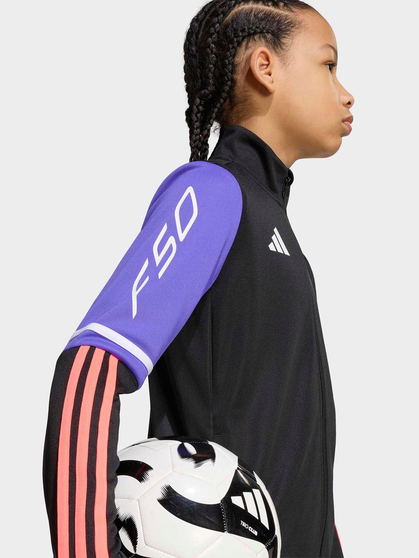 Image 5 of 6 of adidas Junior Football F50 Training Track Top - Black