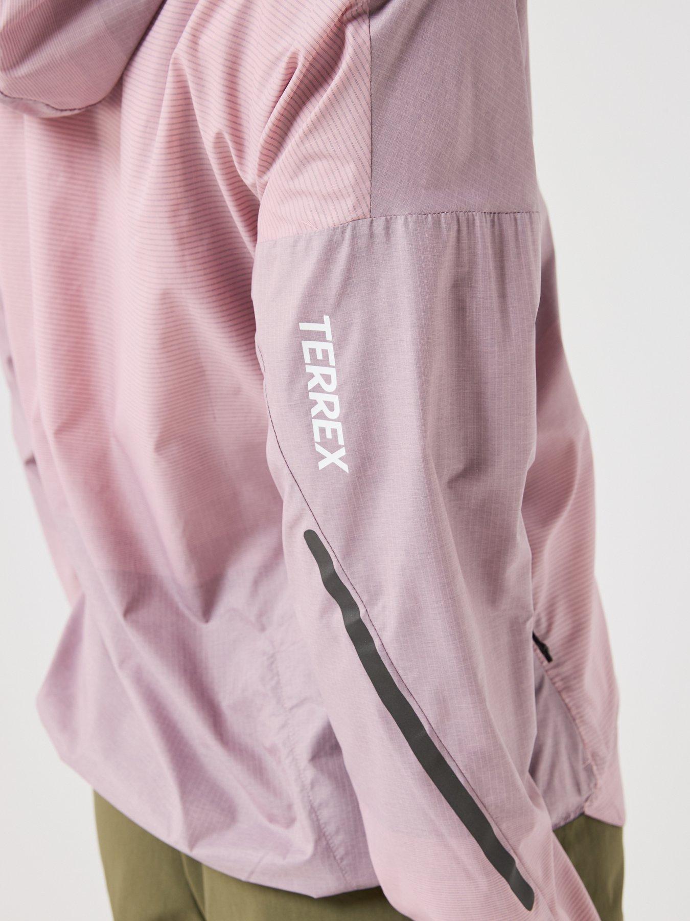 Image 6 of 6 of adidas Terrex Womens Trail Running Xpr Shell Jacket - Purple