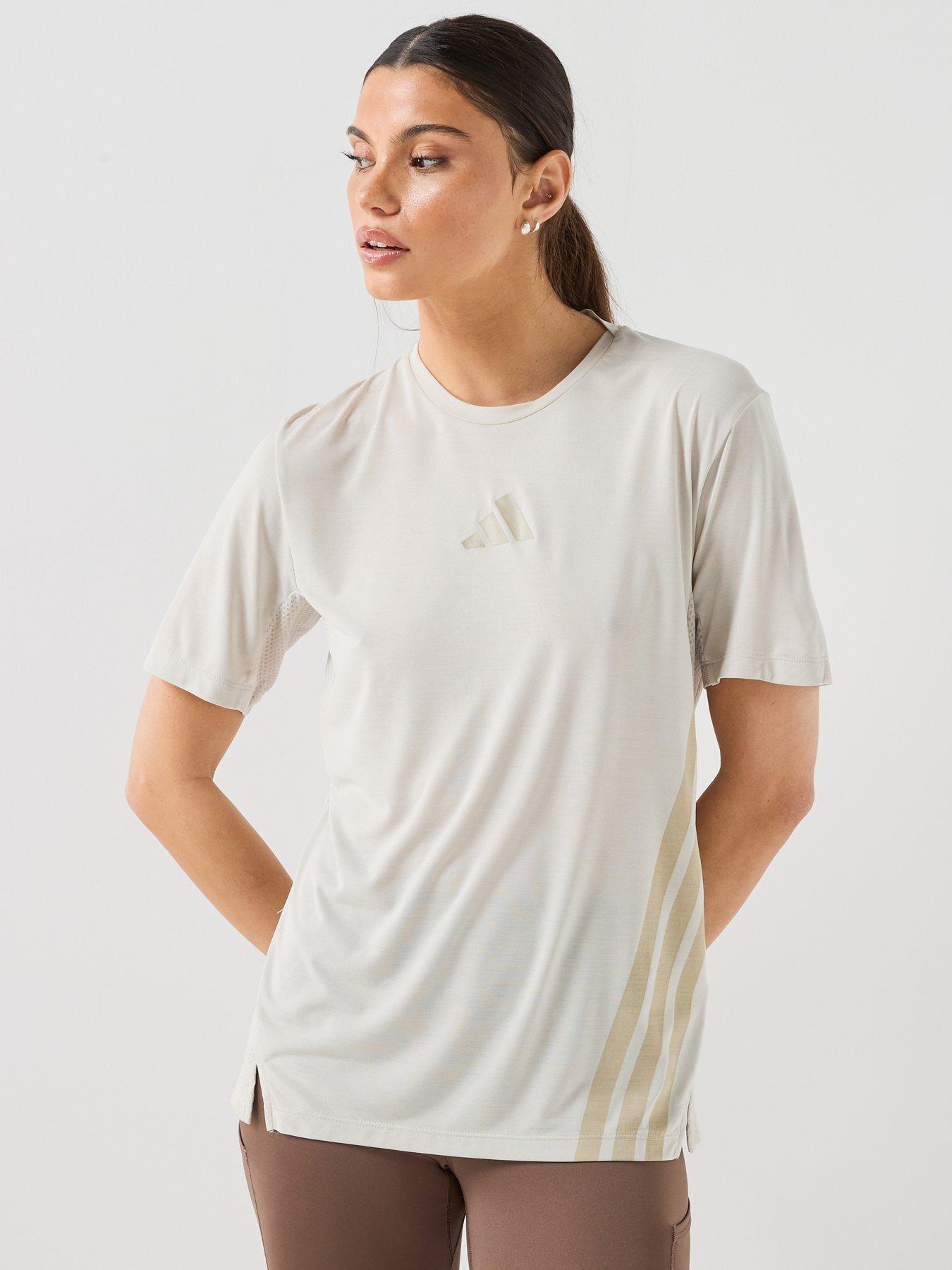 adidas Terrex Womens Trail Running Xpr T-Shirt - Beige