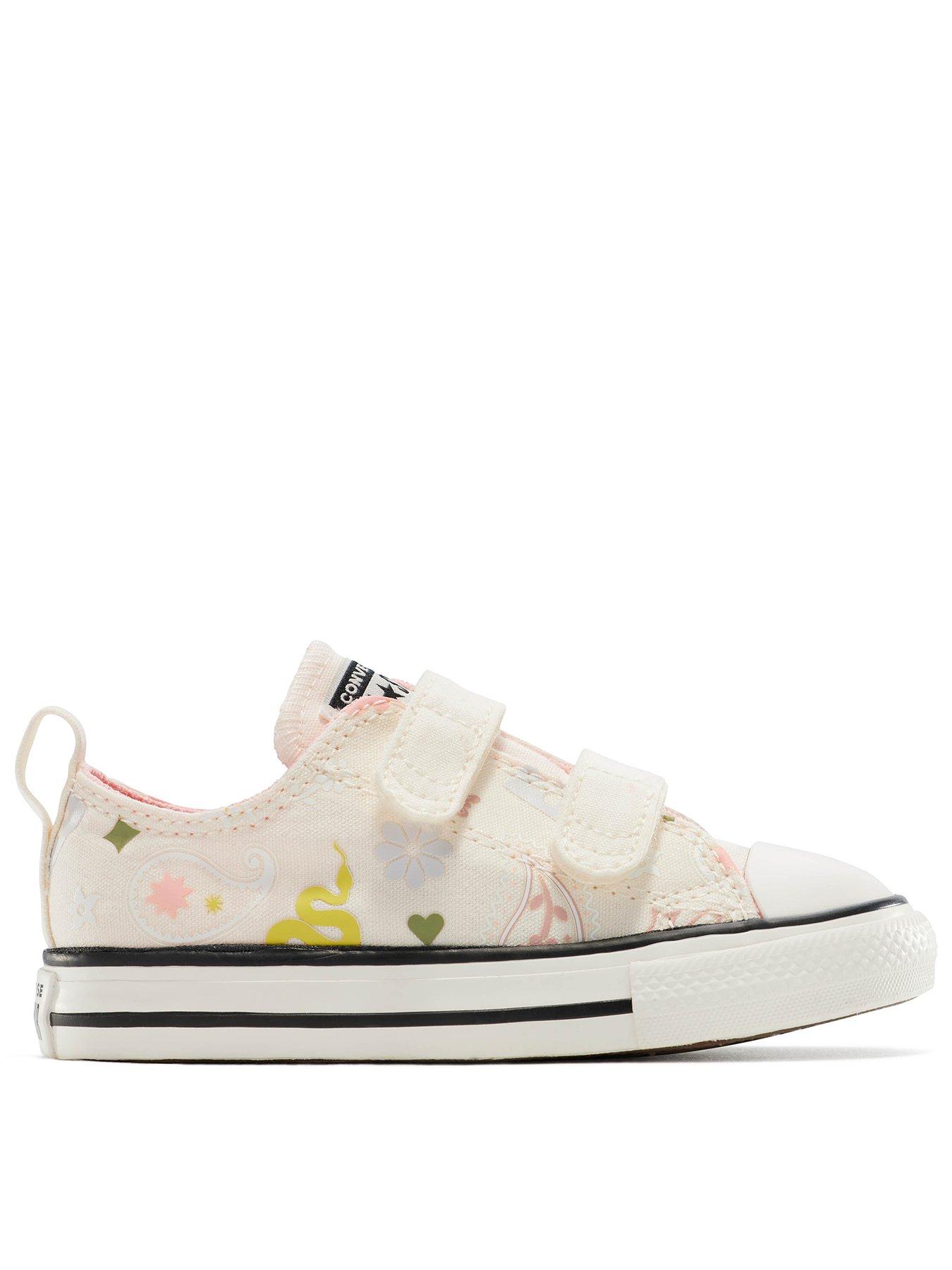 Converse Infant Chuck Taylor All Star 2V Trainers - Cream