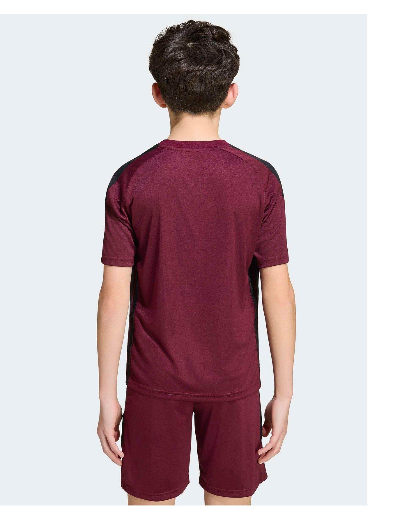 Image 3 of 6 of adidas Junior Football Tiro Essentials Jersey - Burgundy