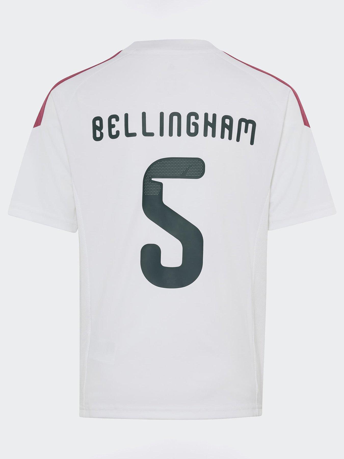 Image 2 of 5 of adidas Junior Jude Bellingham Training Jersey - White