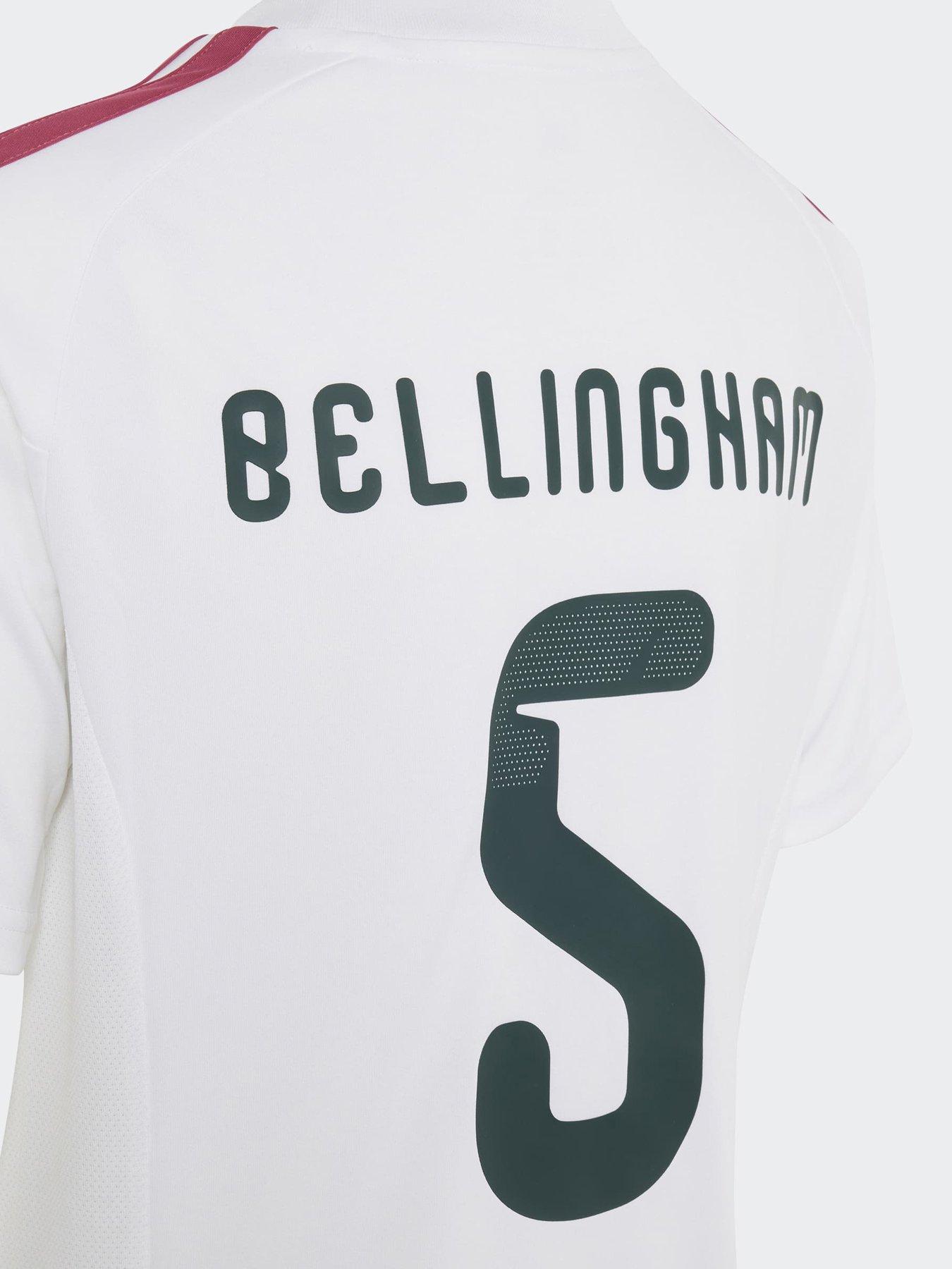 Image 5 of 5 of adidas Junior Jude Bellingham Training Jersey - White