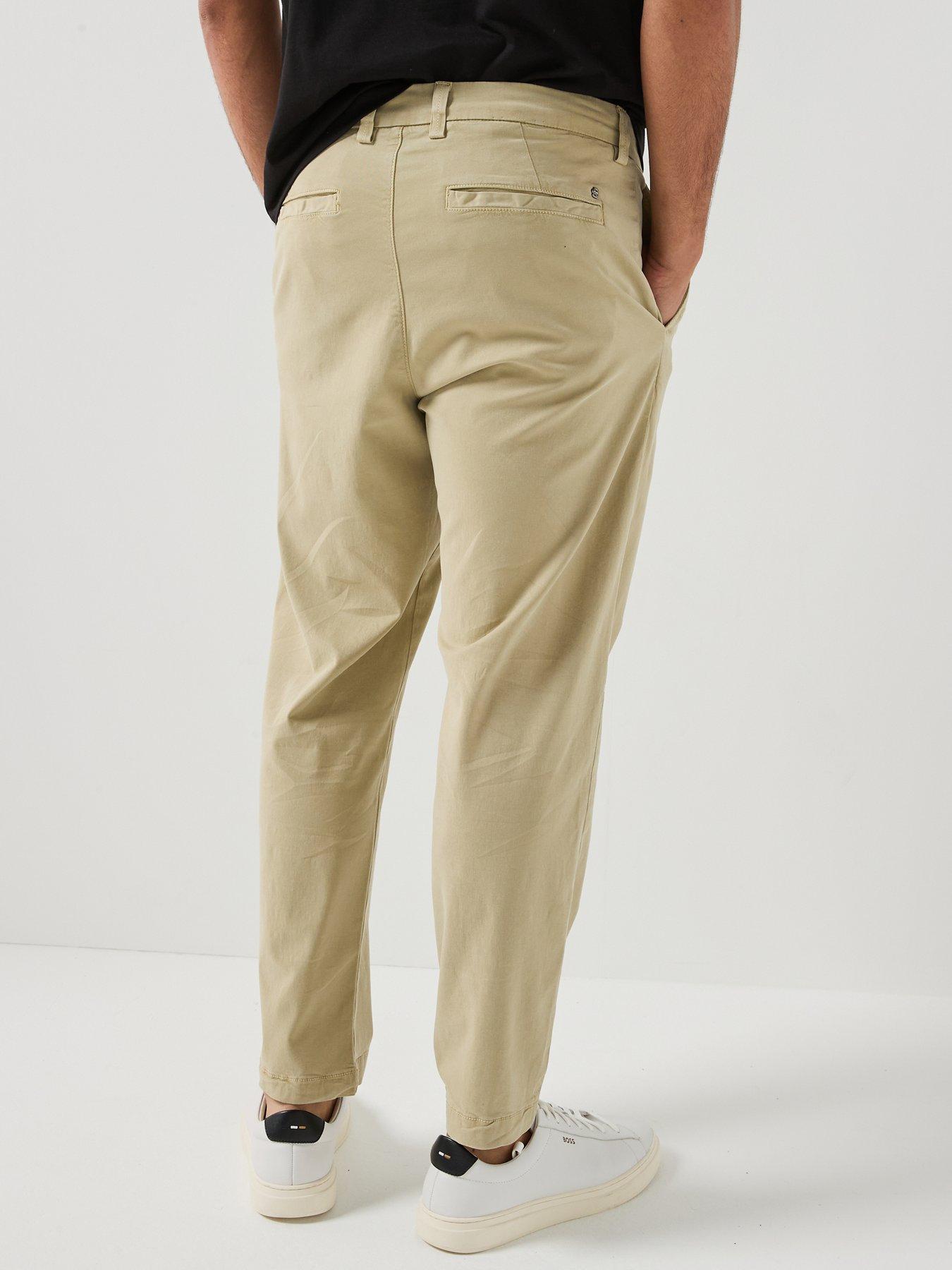 Image 2 of 6 of BOSS C-Kerin Tapered Fit Chino Trousers - Dark Beige
