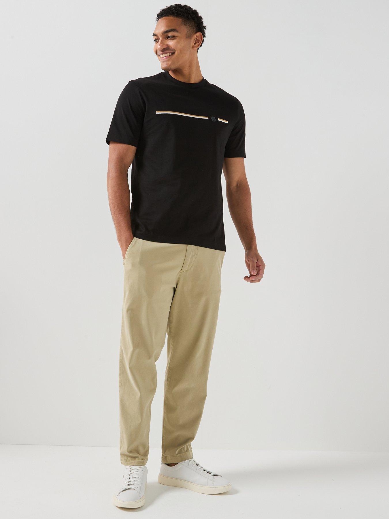 Image 3 of 6 of BOSS C-Kerin Tapered Fit Chino Trousers - Dark Beige