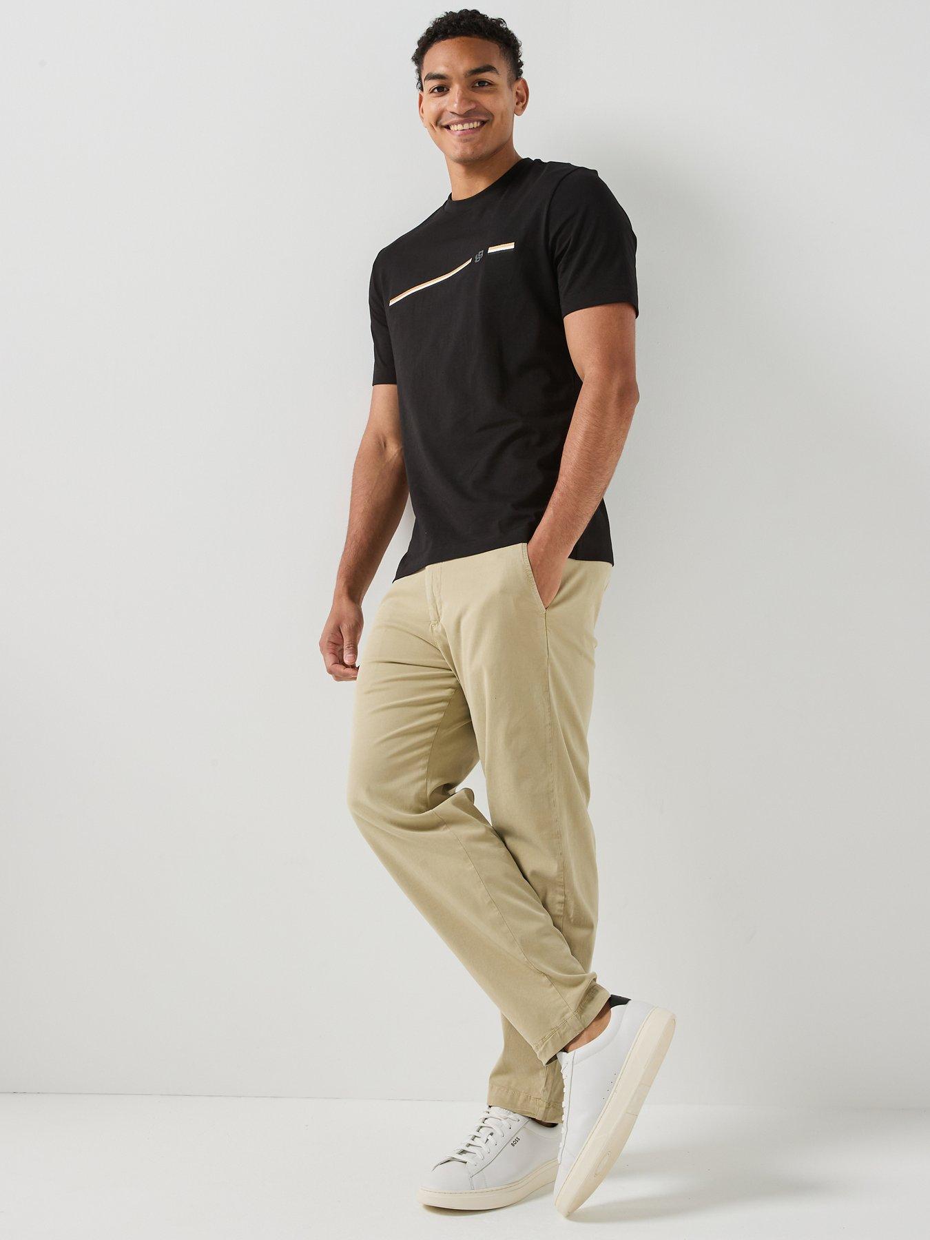 Image 4 of 6 of BOSS C-Kerin Tapered Fit Chino Trousers - Dark Beige
