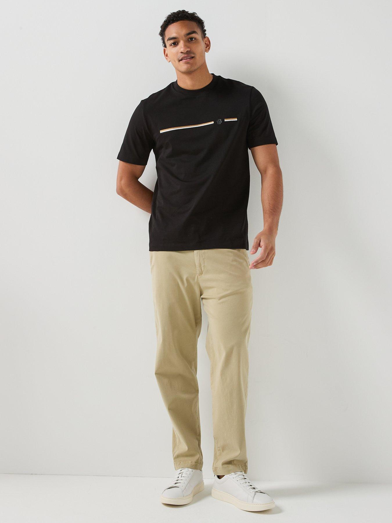 Image 6 of 6 of BOSS C-Kerin Tapered Fit Chino Trousers - Dark Beige