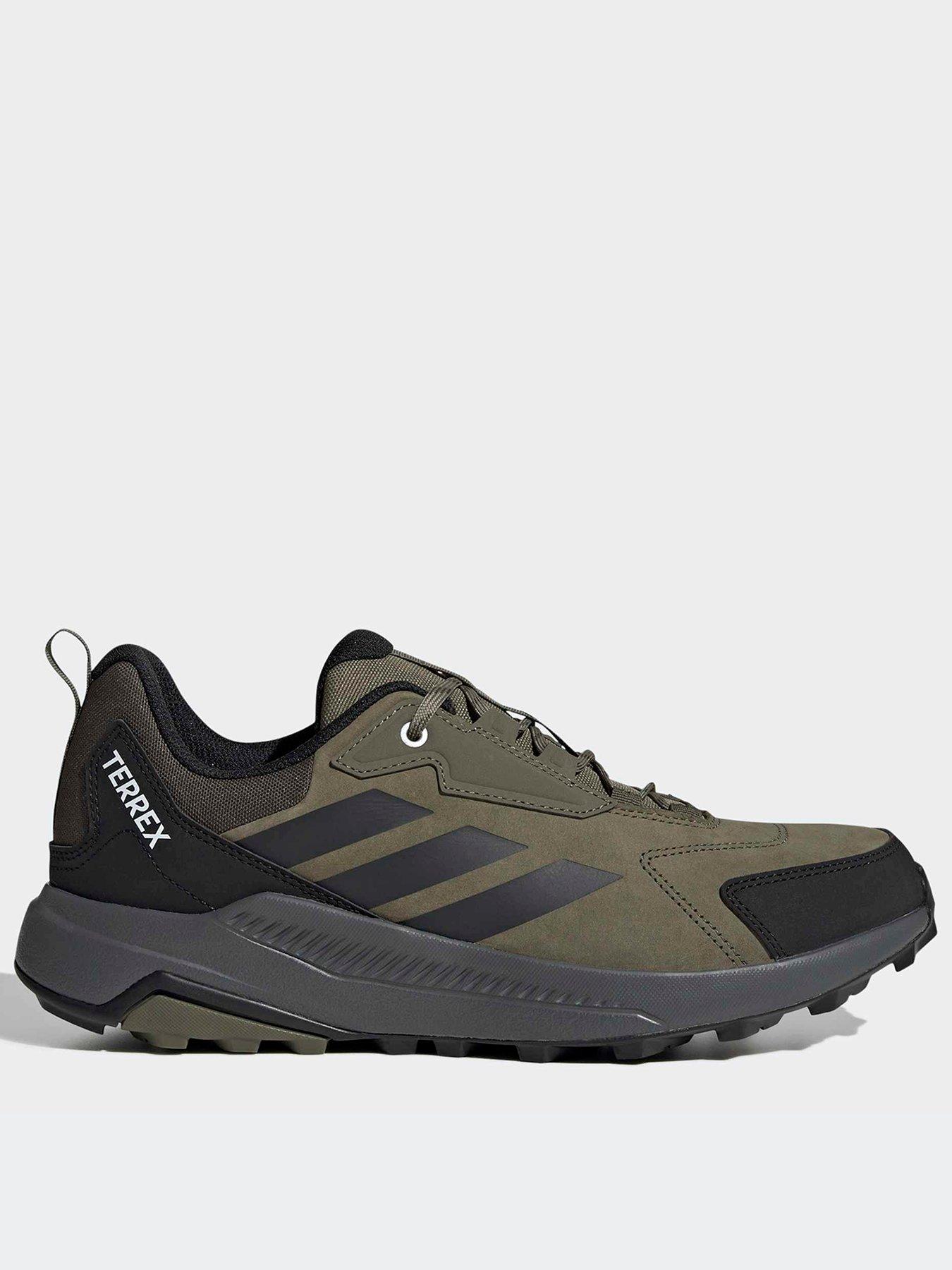 Image 1 of 6 of adidas Terrex Mens Anylander Leather Hiking Shoes - Khaki