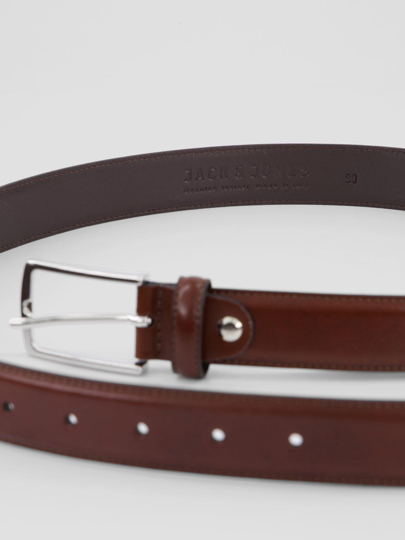 Image 5 of 5 of Jack & Jones Jack &amp; Jones Christopher Leather Belt