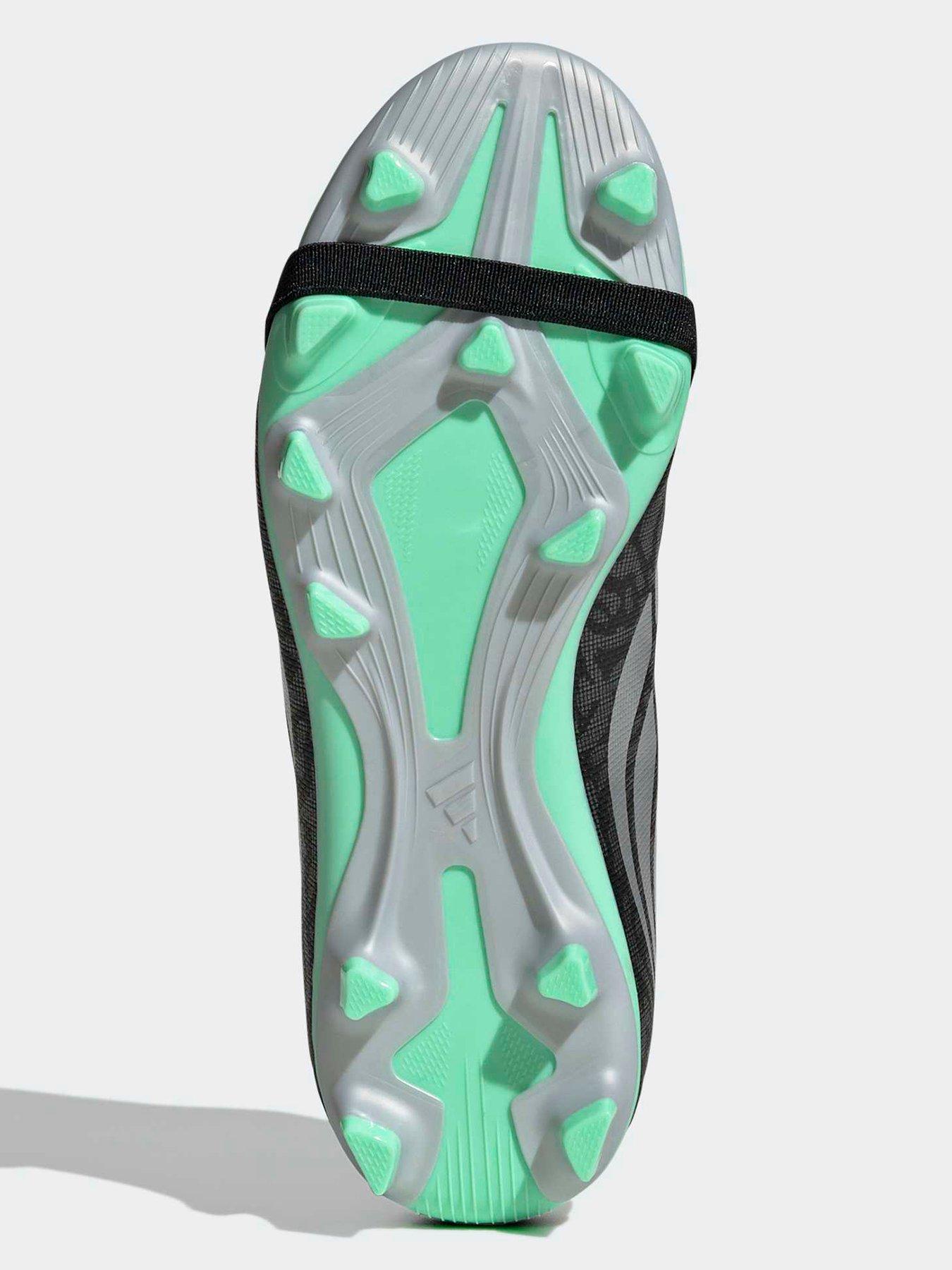 Image 5 of 6 of adidas Junior Predator Club Folded Tongue Firm Ground Football Boots - Black/green