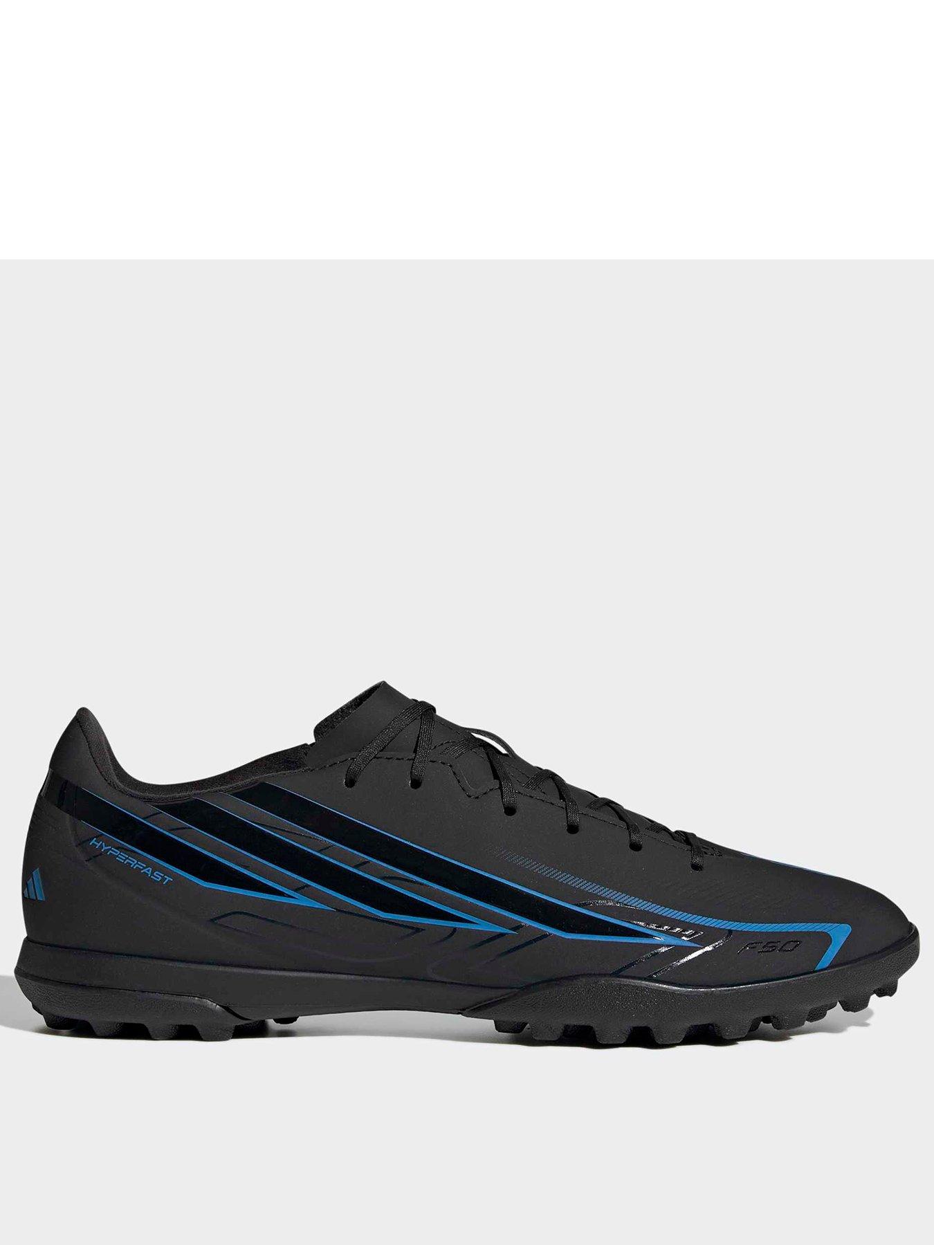 Adidas Mens F50 Hyperfast Club Astro Turf Football Boots - Black