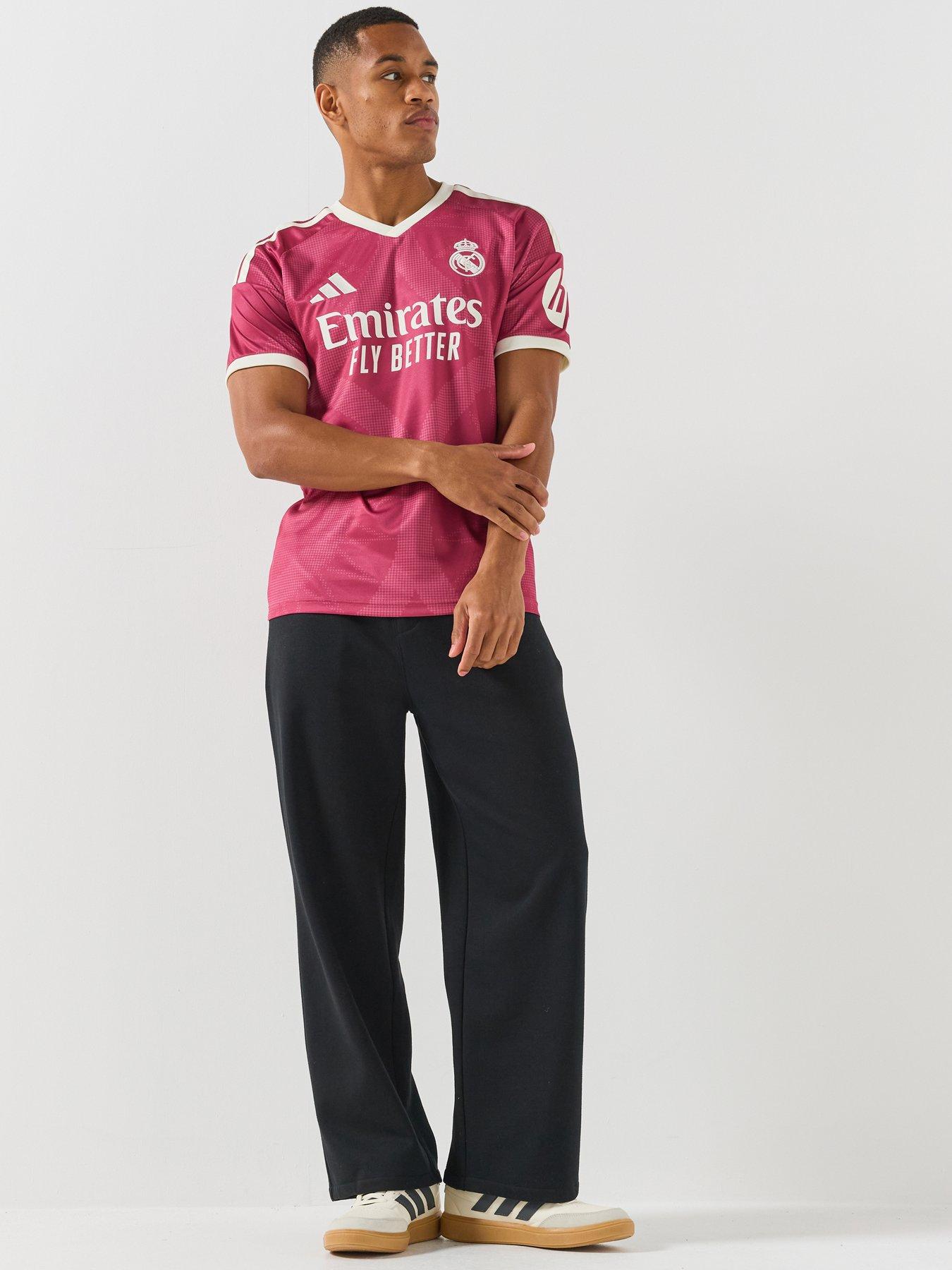 adidas Mens Real Madrid 26/27 Third Stadium Replica Shirt - Pink