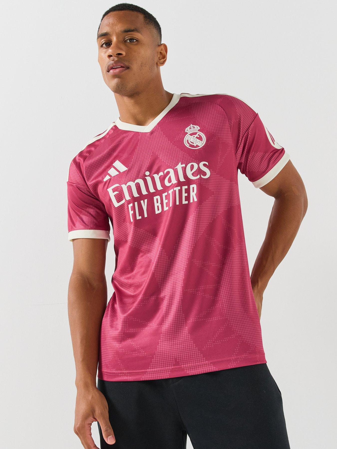 Image 3 of 6 of adidas Mens Real Madrid 26/27 Third Stadium Replica Shirt - Pink