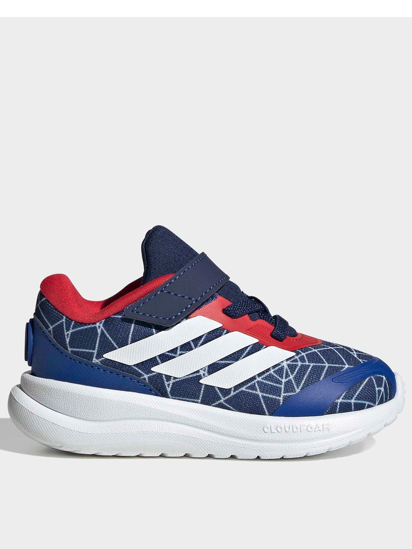 Image 1 of 7 of adidas Infant Running Runfalcon Spider-man Elastic I - Blue