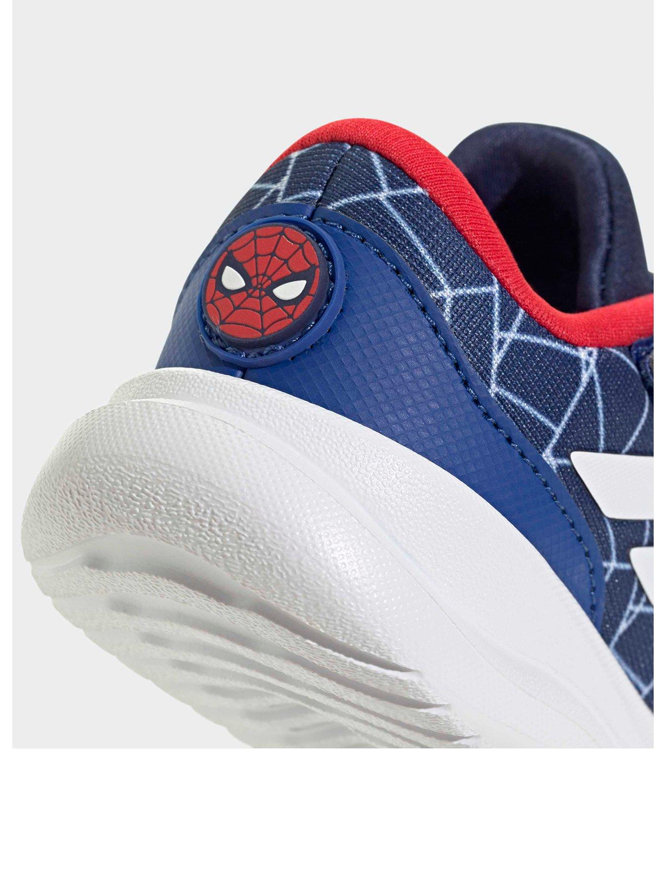 Image 3 of 7 of adidas Infant Running Runfalcon Spider-man Elastic I - Blue