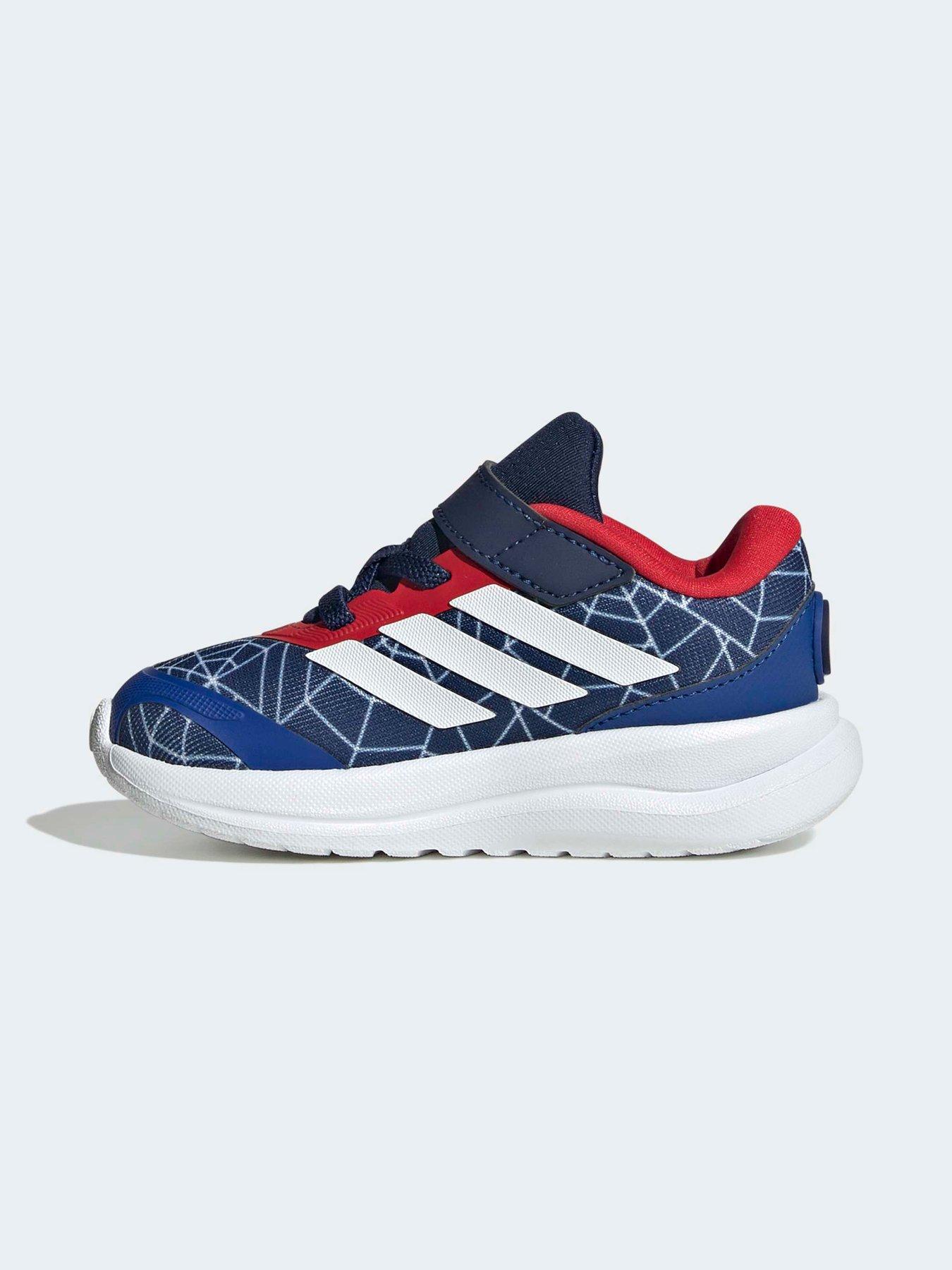 Image 6 of 7 of adidas Infant Running Runfalcon Spider-man Elastic I - Blue