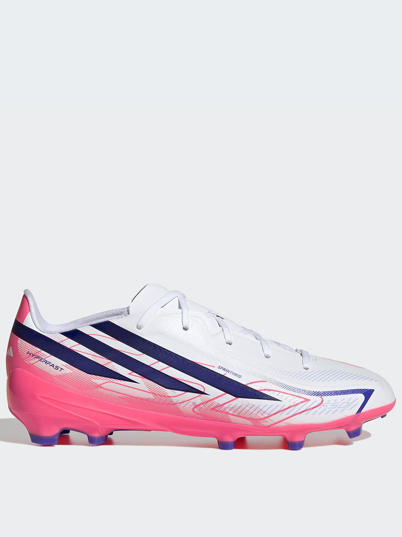 Adidas Junior F50 Hyperfast League Firm Ground Football Boots - White