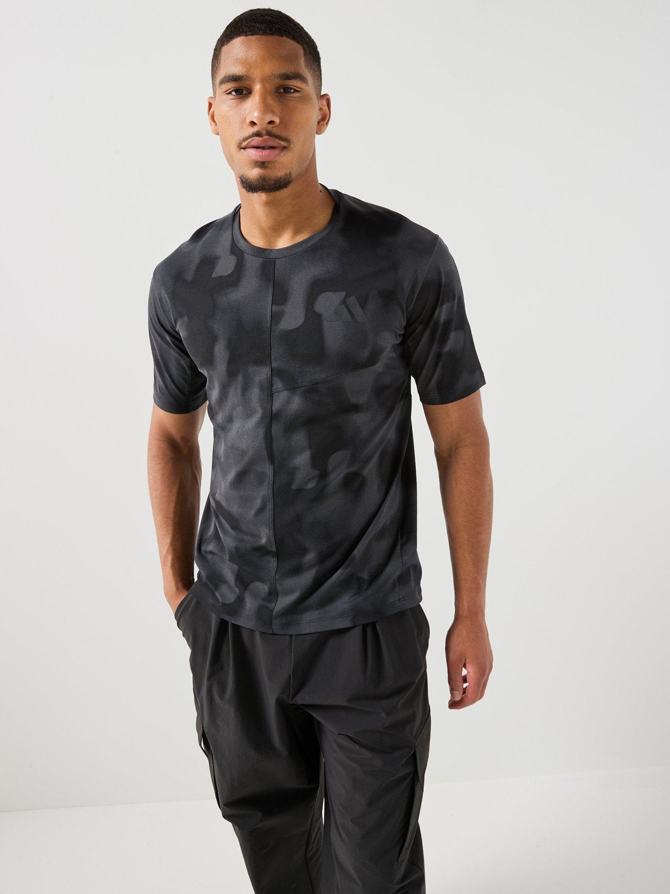 adidas Terrex Mens Outdoor Printed T-Shirt - Black