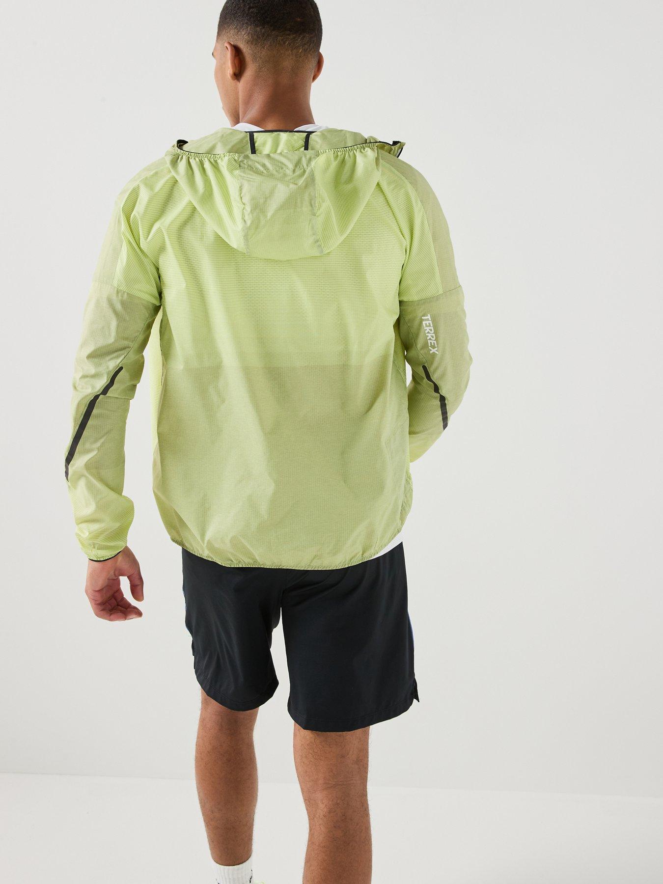 Image 2 of 6 of adidas Terrex Mens Trail Running Xpr Shell Jacket - Yellow