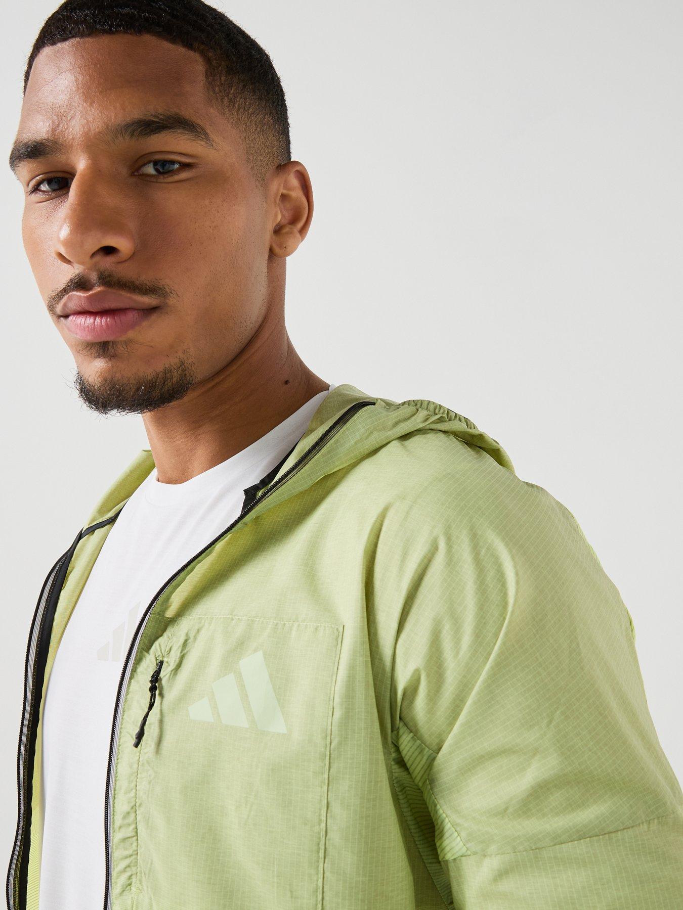 Image 4 of 6 of adidas Terrex Mens Trail Running Xpr Shell Jacket - Yellow