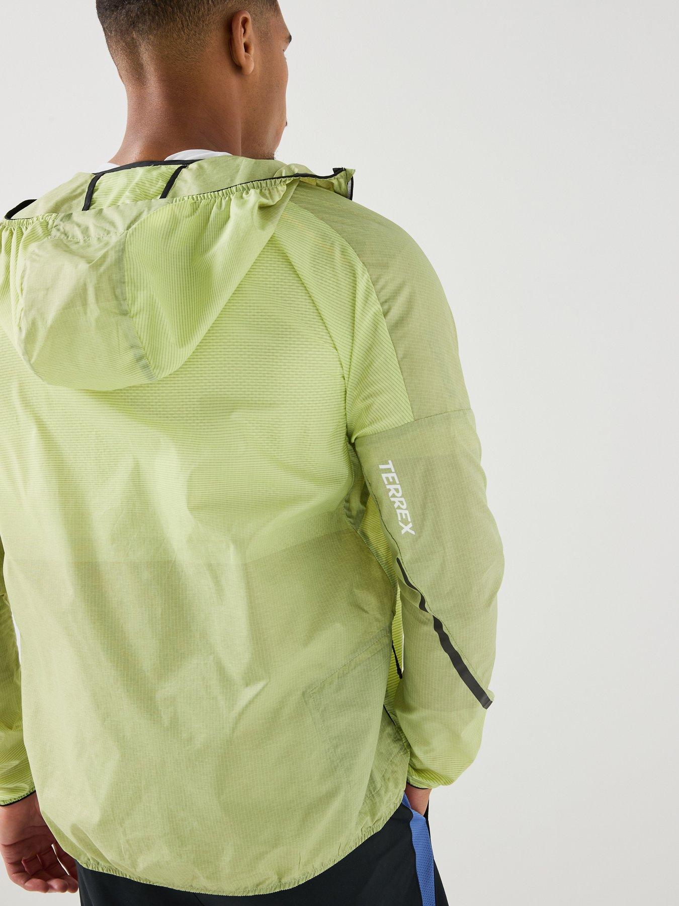 Image 5 of 6 of adidas Terrex Mens Trail Running Xpr Shell Jacket - Yellow
