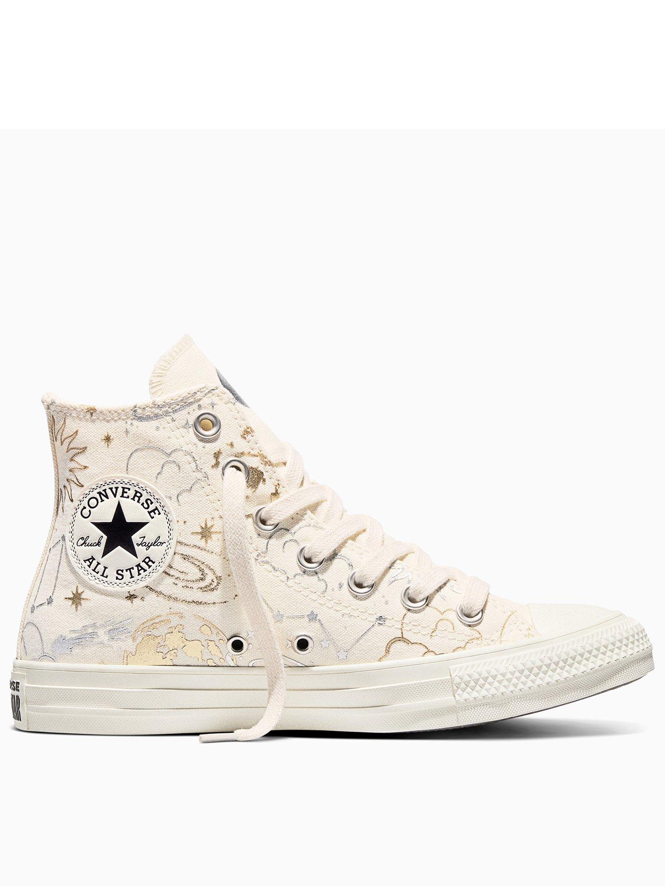 Converse Womens Chuck Taylor All Star Hi Cosmic - Cream