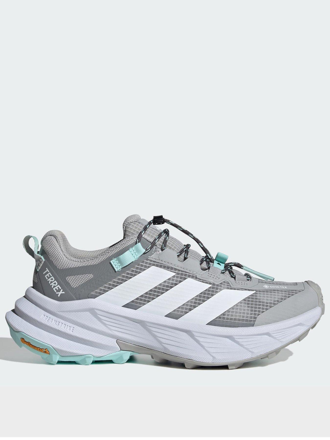 adidas Terrex Womens Freehiker Sl Goretex Hiking Shoes, Grey, Size 7, Women