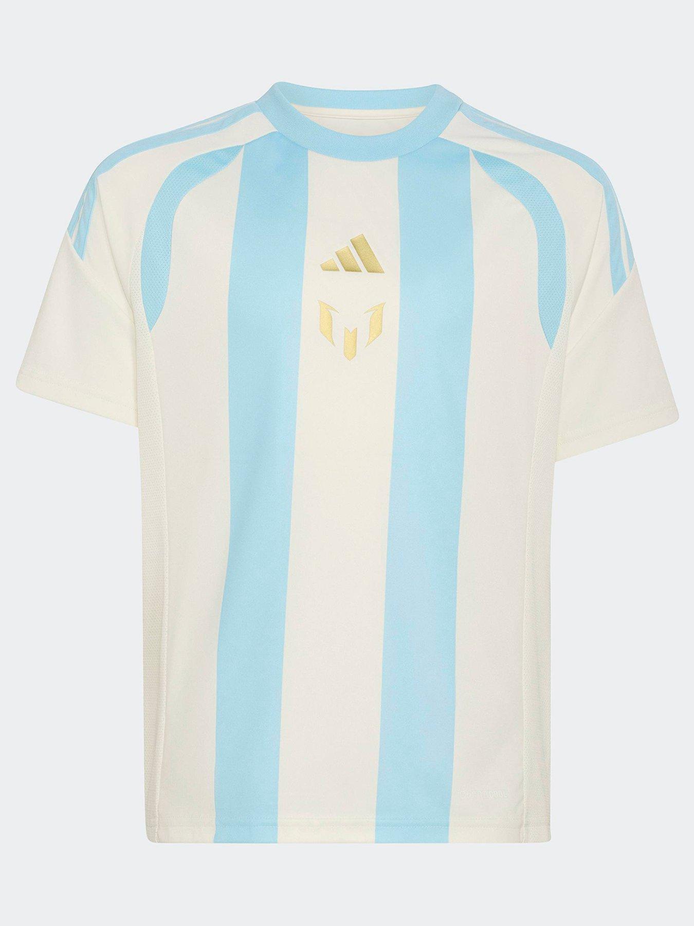 Image 1 of 4 of adidas Junior Messi Tiro Jersey - White