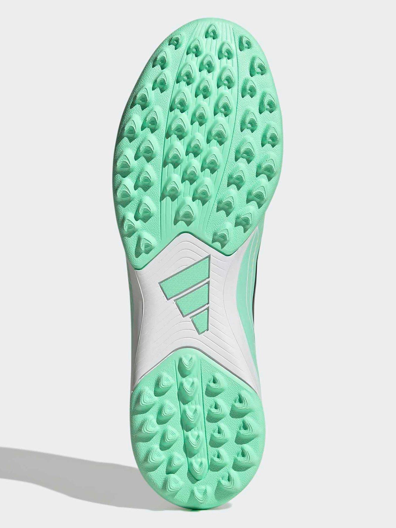 Image 5 of 6 of adidas Mens F50 Hyperfast Club Astro Turf Football Boots - Green/navy