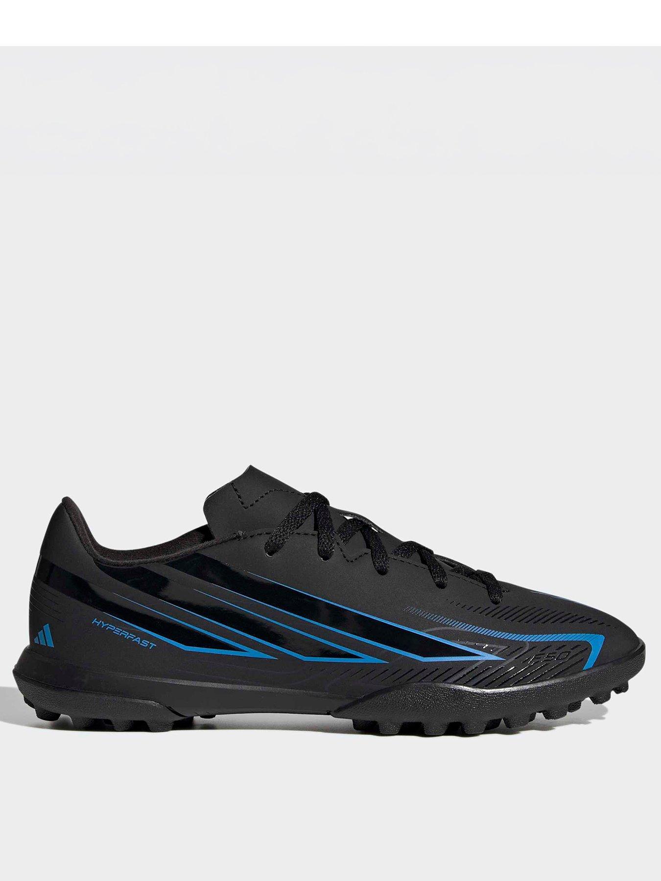Adidas Junior F50 Hyperfast Club Astro Turf Football Boots - Black