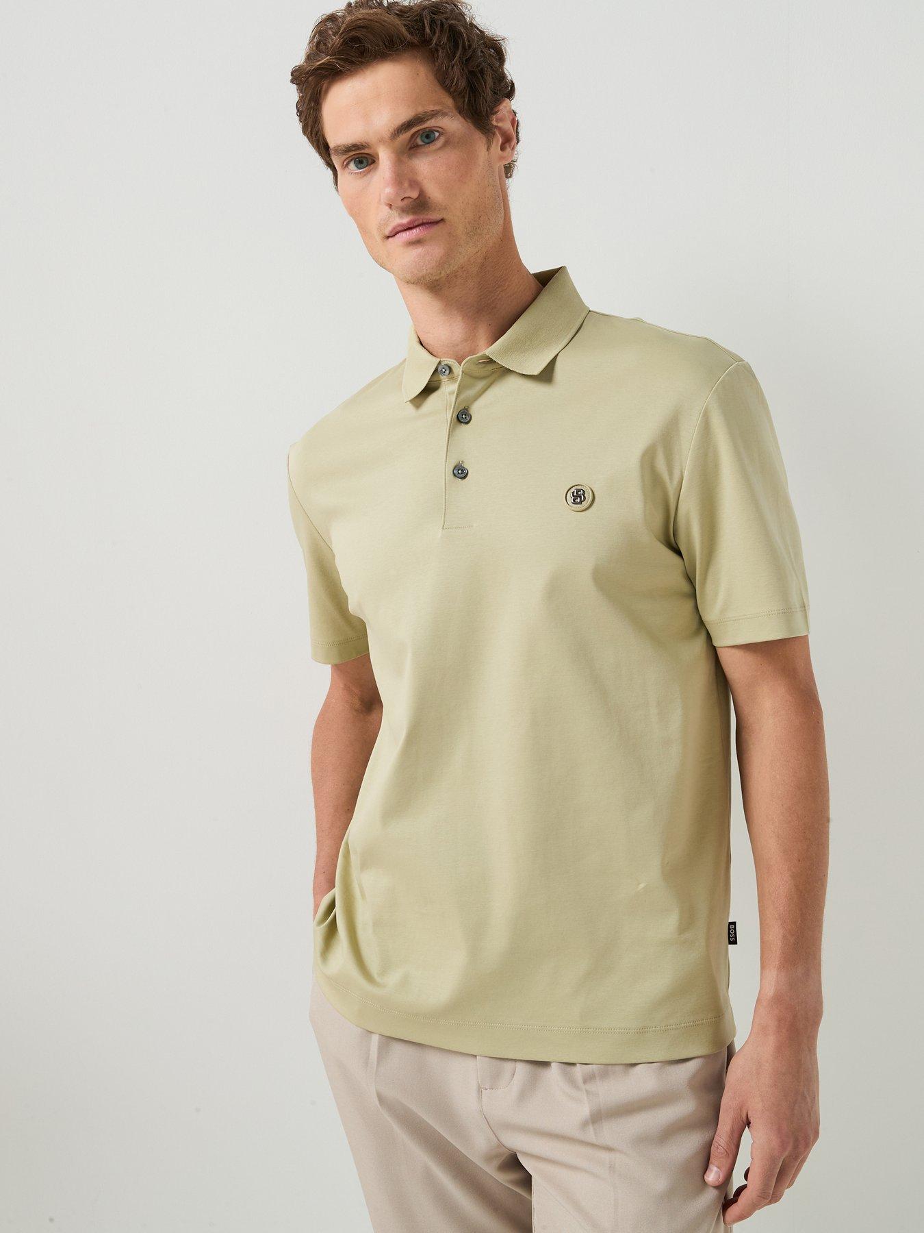 BOSS Boss C-parris Regular Fit Nickel Logo Polo Shirt - Dark Beige