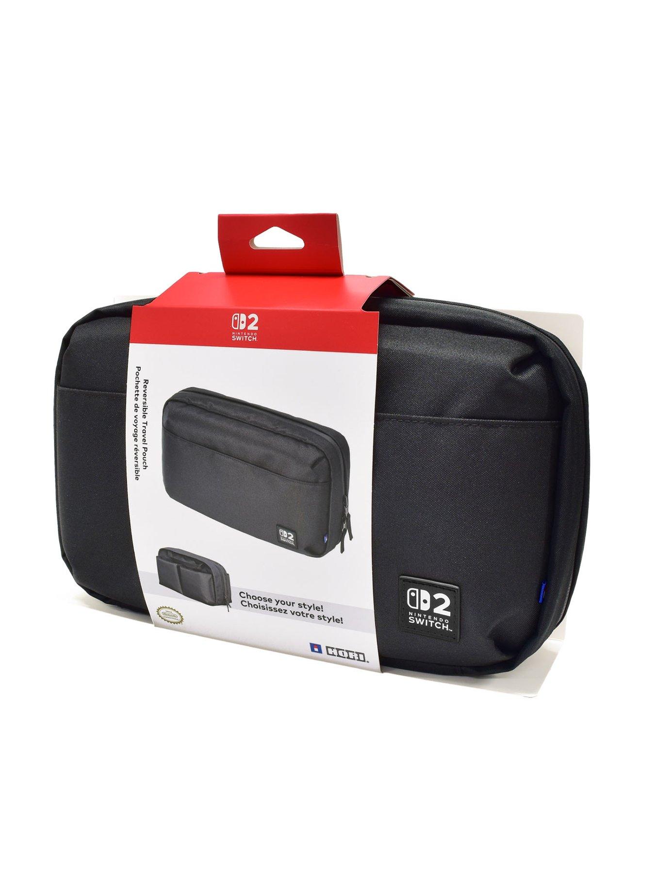 Image 3 of 7 of HORI Reversible Travel Pouch (Black) for Nintendo Switch 2