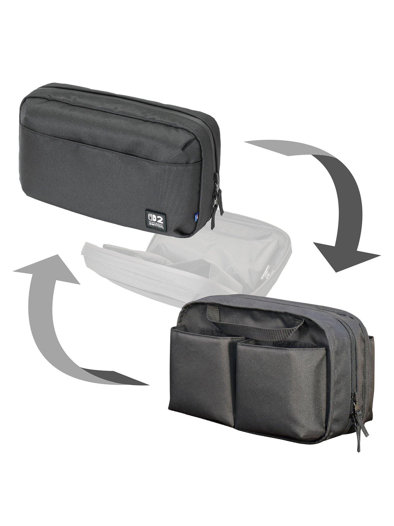 Image 5 of 7 of HORI Reversible Travel Pouch (Black) for Nintendo Switch 2