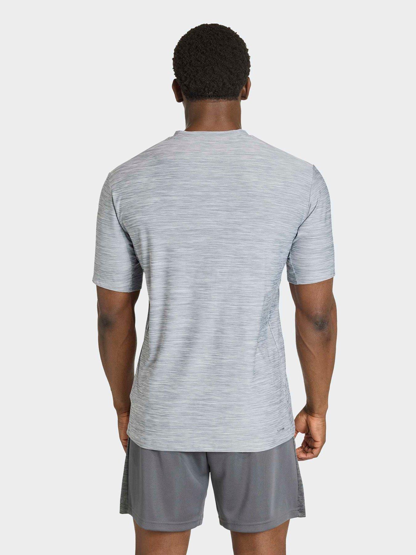 Image 2 of 5 of adidas Mens Training Workout Essentials T-shirt - Grey
