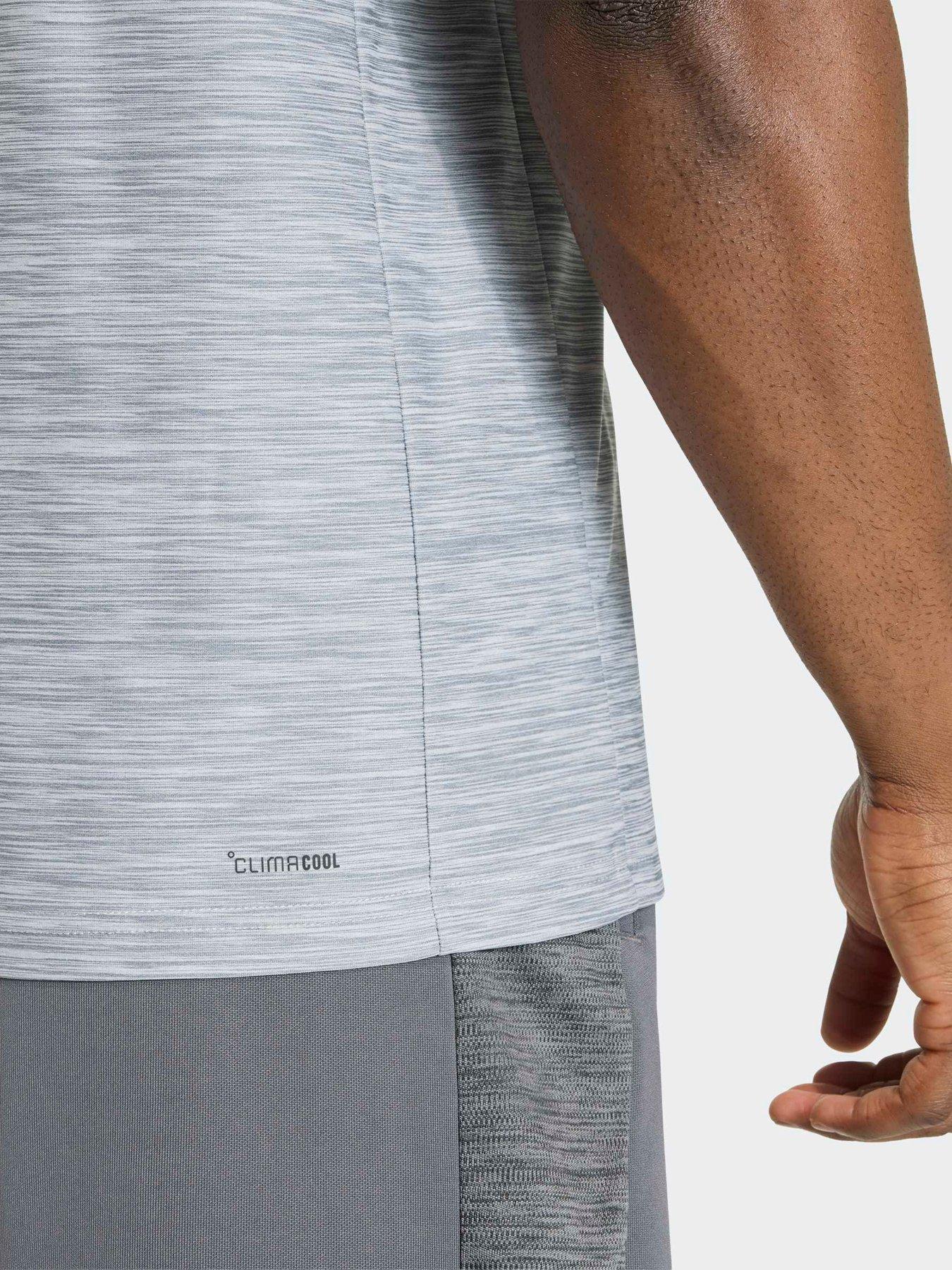 Image 5 of 5 of adidas Mens Training Workout Essentials T-shirt - Grey