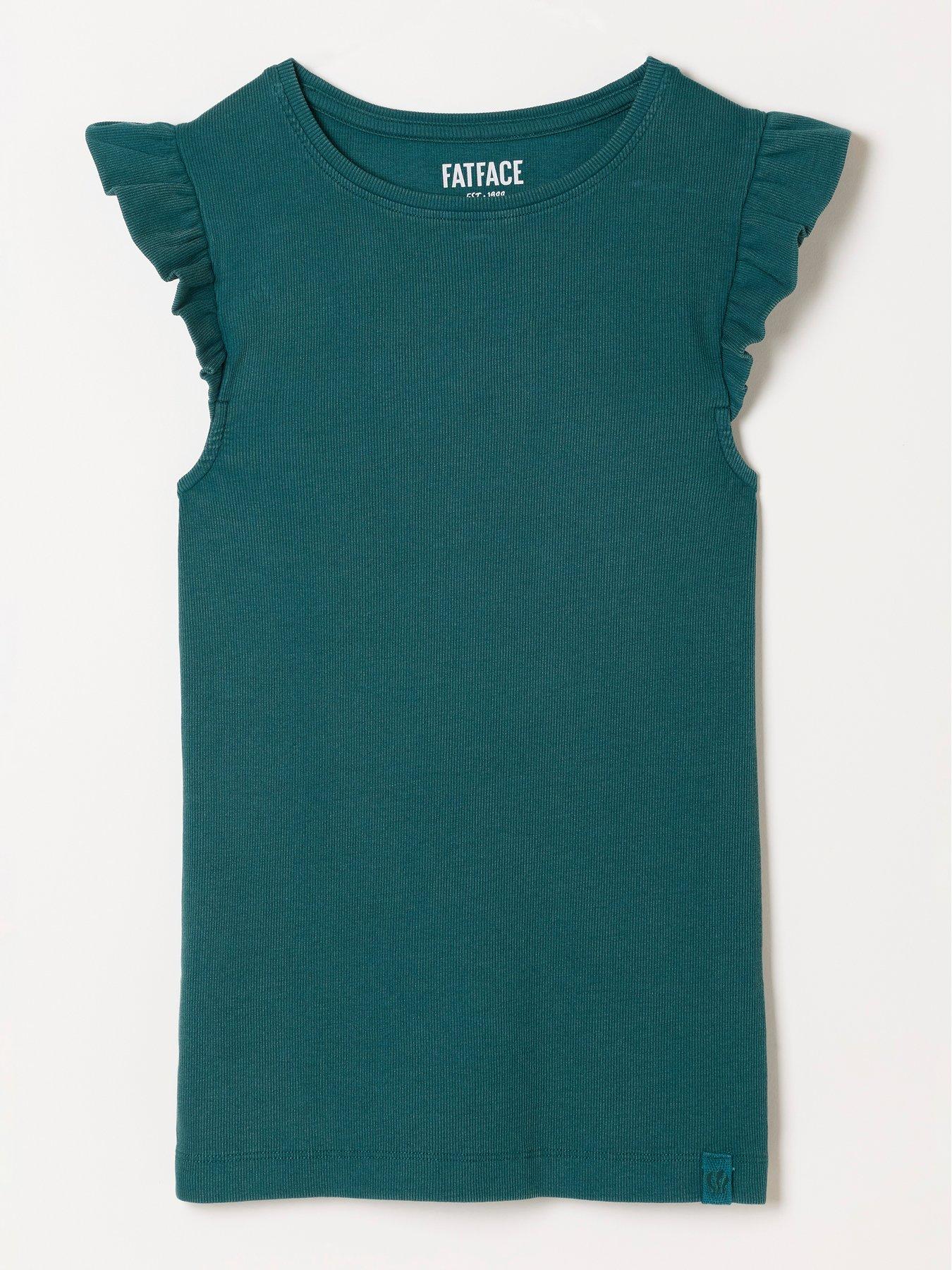 Image 6 of 6 of FatFace Frill Top - Blue