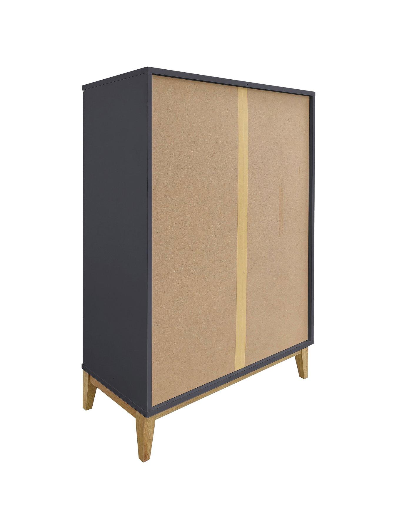 Image 6 of 7 of Dorel Home Pelle Cabinet - Grey